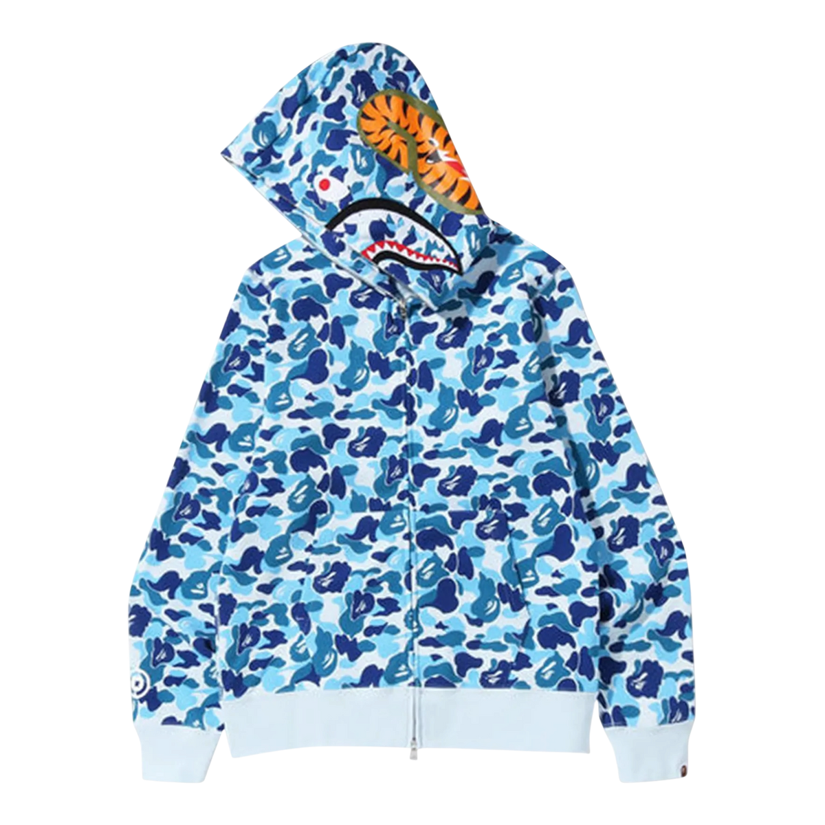 ABC Camo Shark Full Zip Hoodie (SS23) Blue