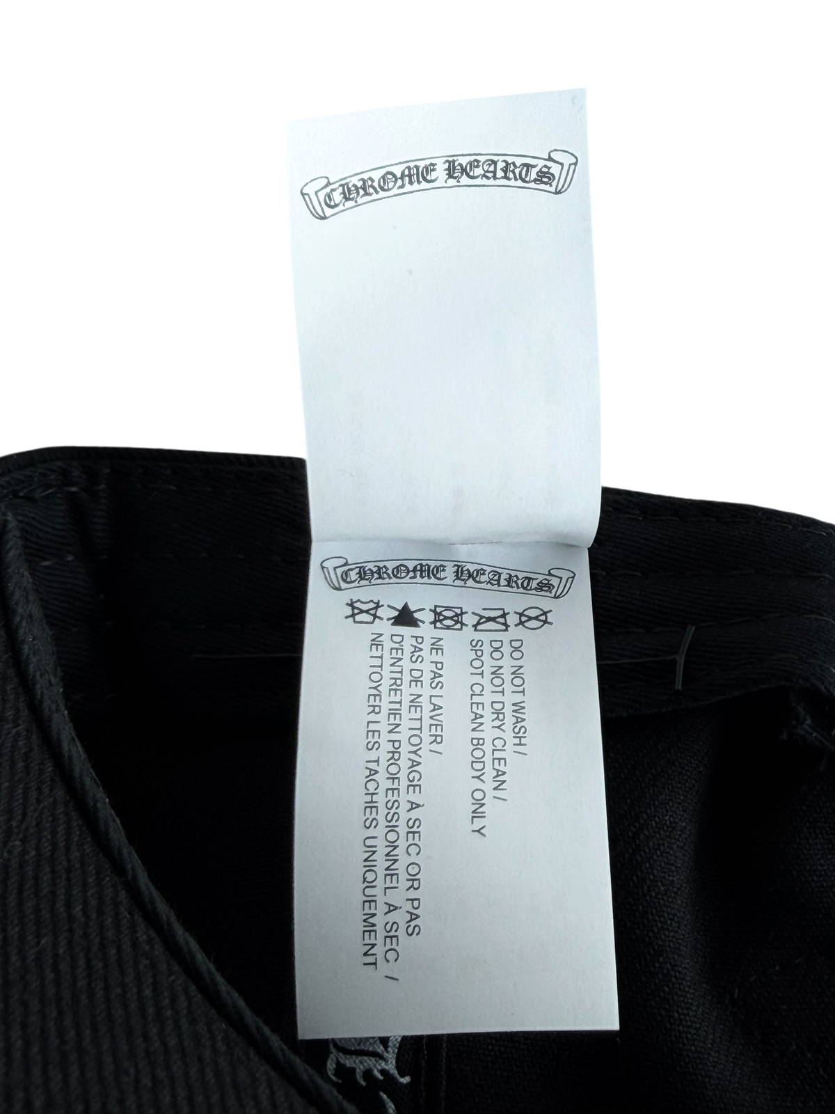 Horseshoe Denim Baseball Hat Black