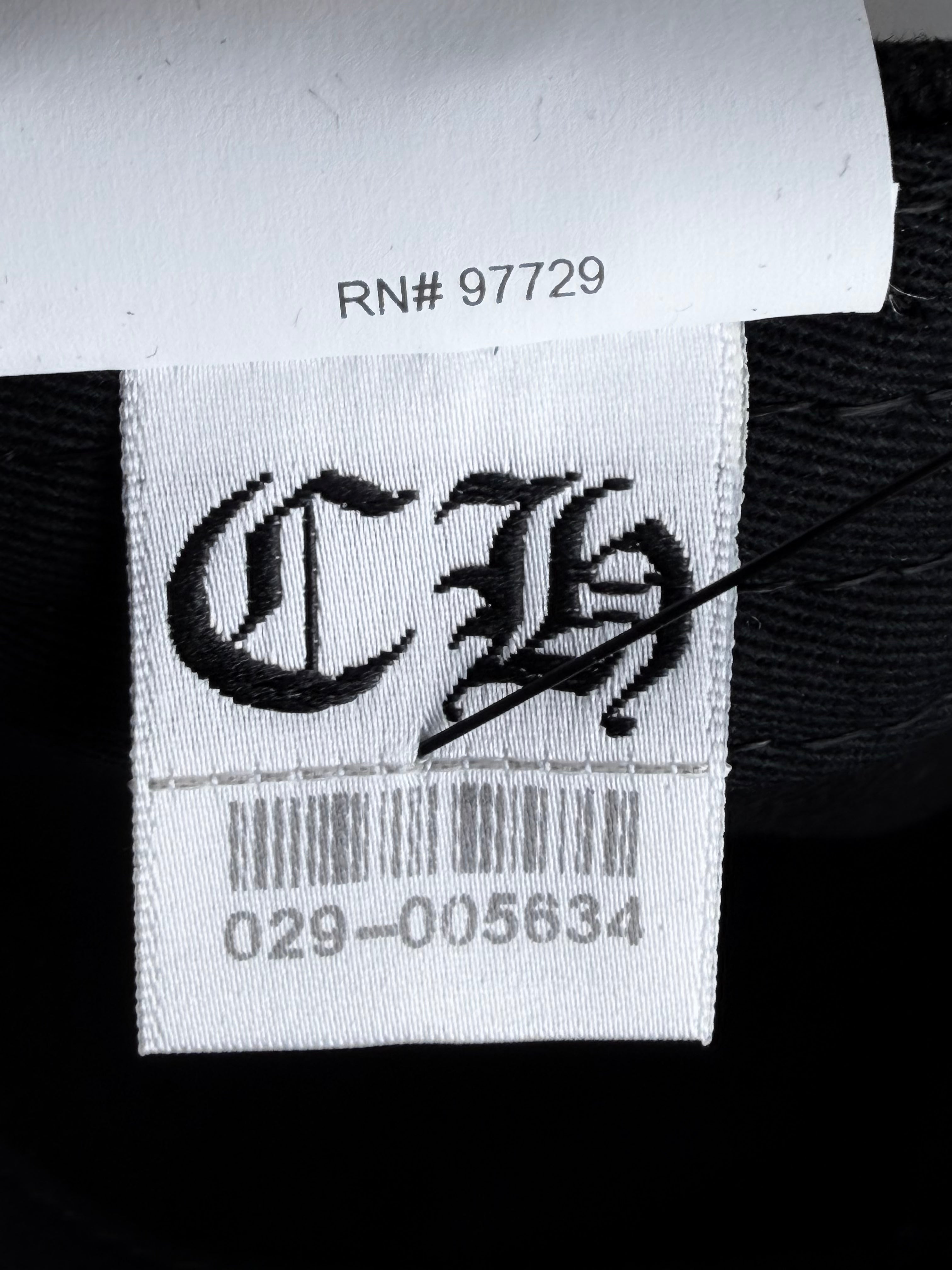 Horseshoe Denim Baseball Hat Black
