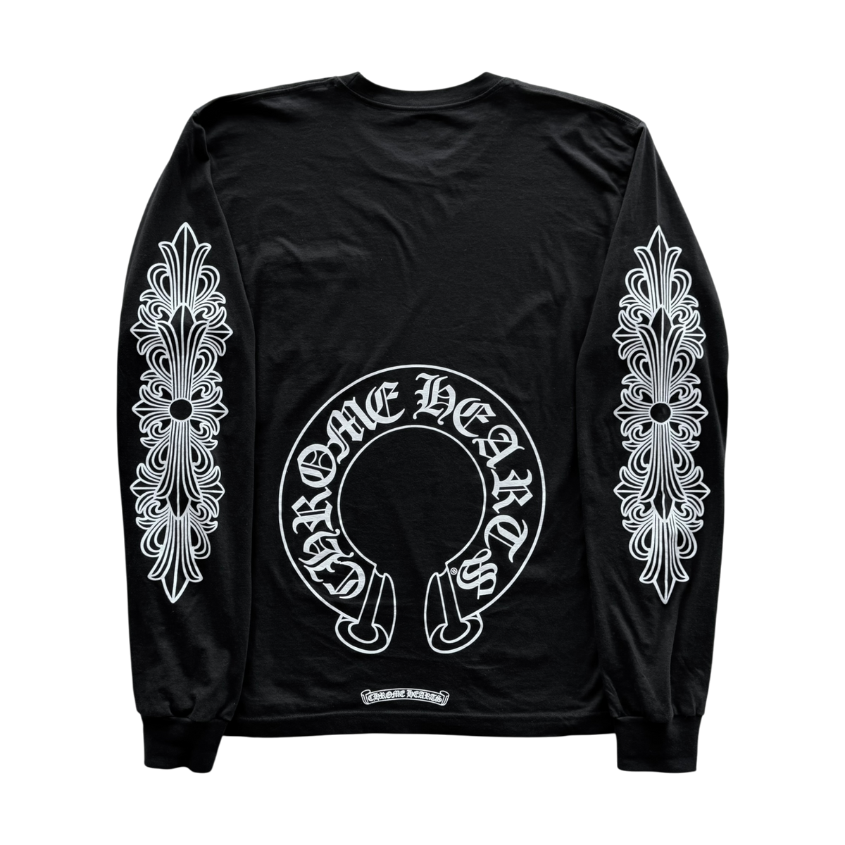 Horseshoe Floral Long Sleeve Black