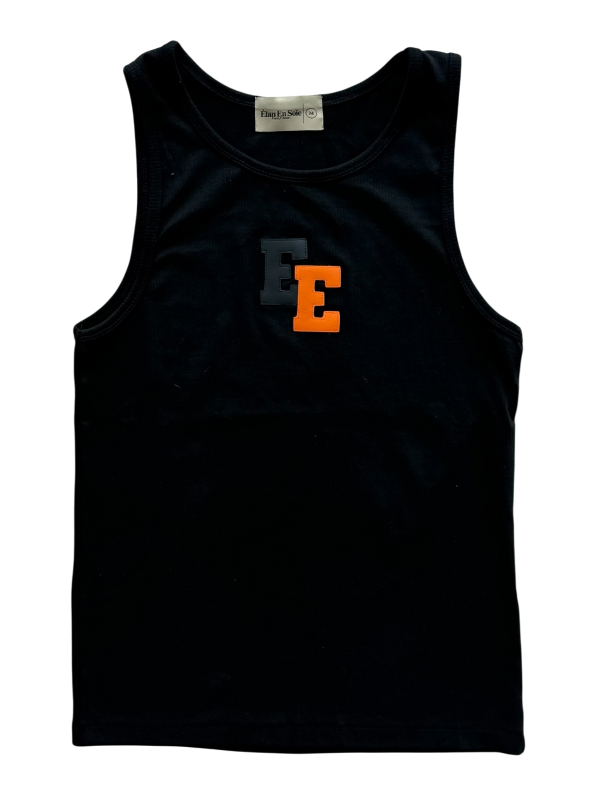Black Orange Patch Black Tank