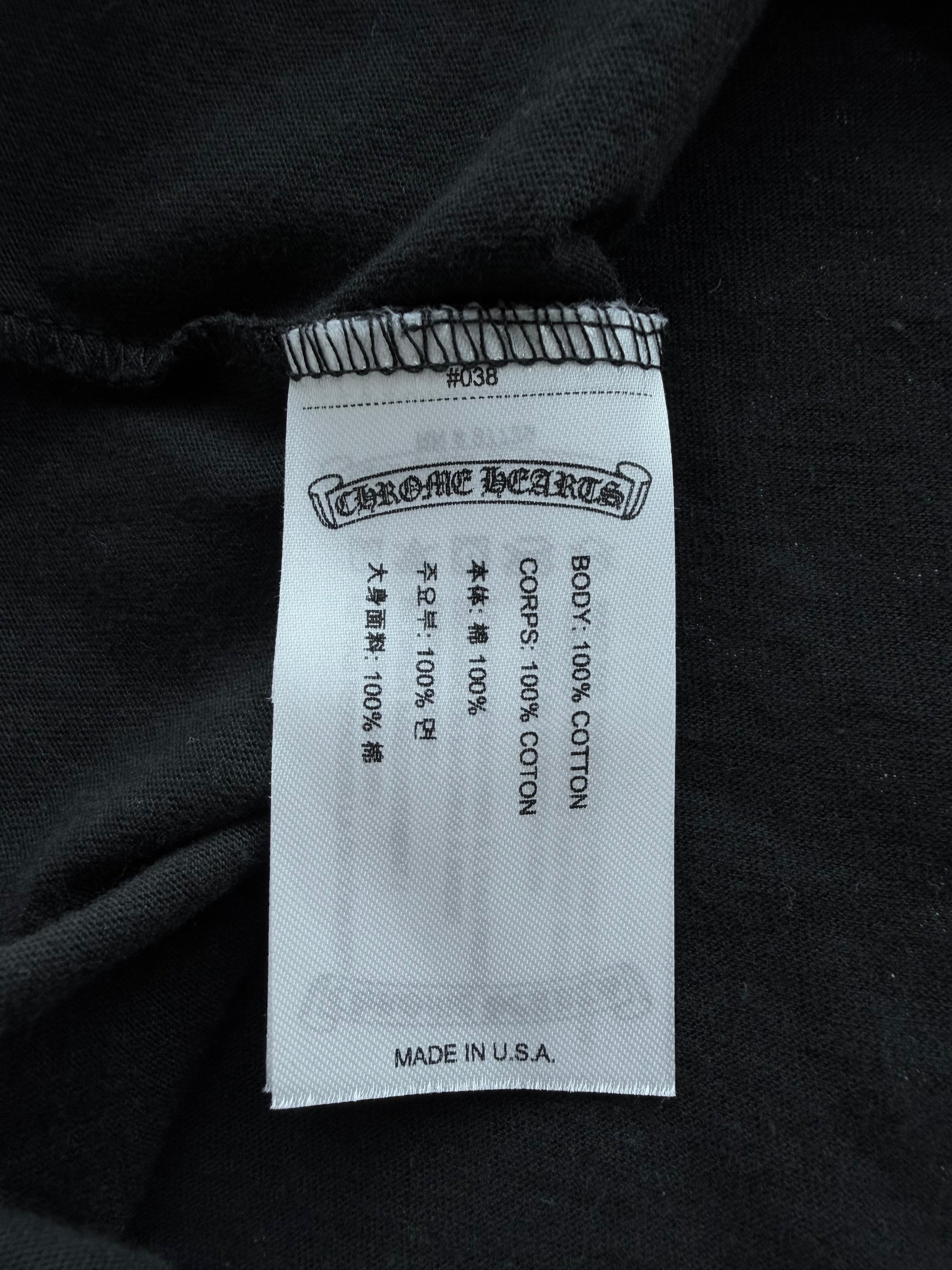 Horseshoe Floral Long Sleeve Black