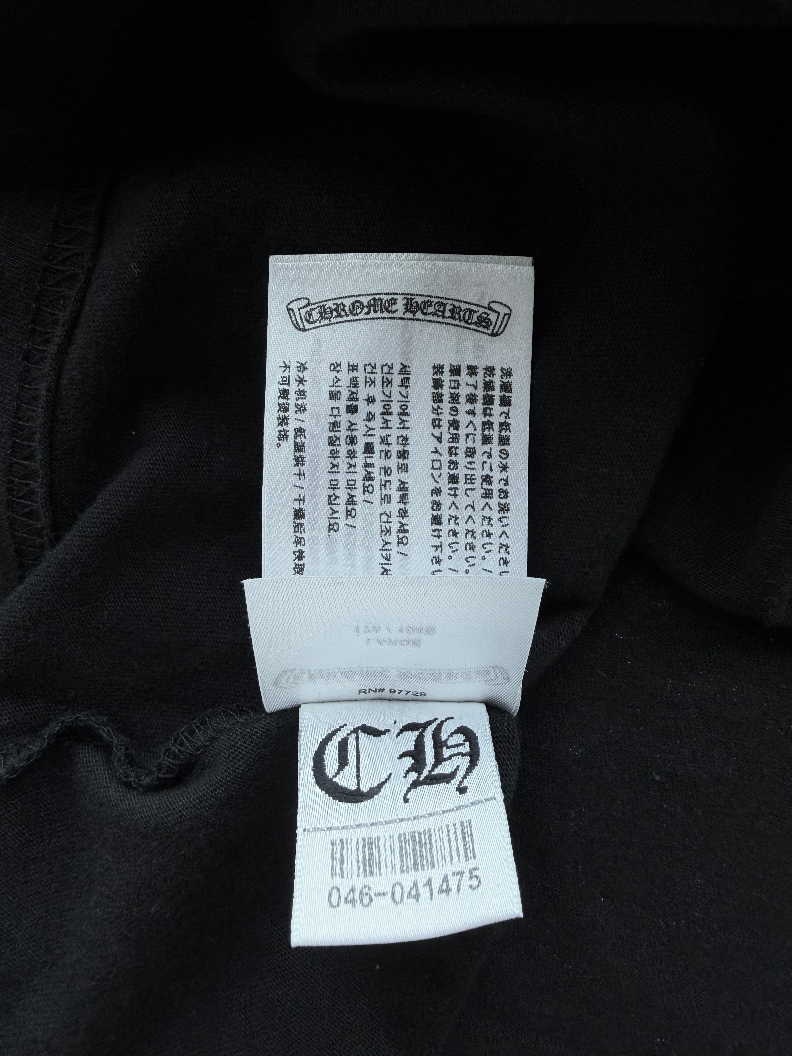 Horseshoe Floral Long Sleeve Black