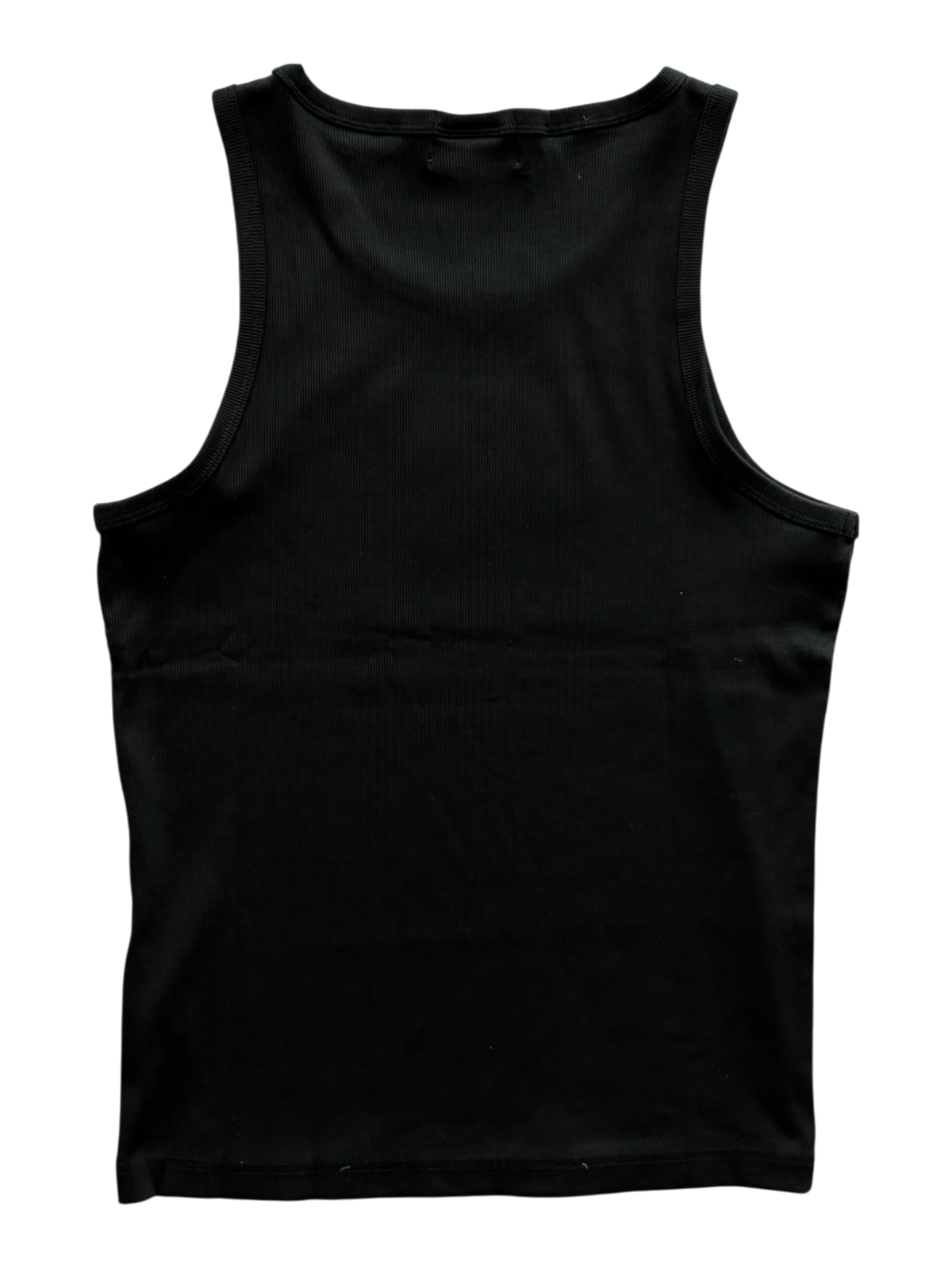 Black Pink Patch Black Tank Top