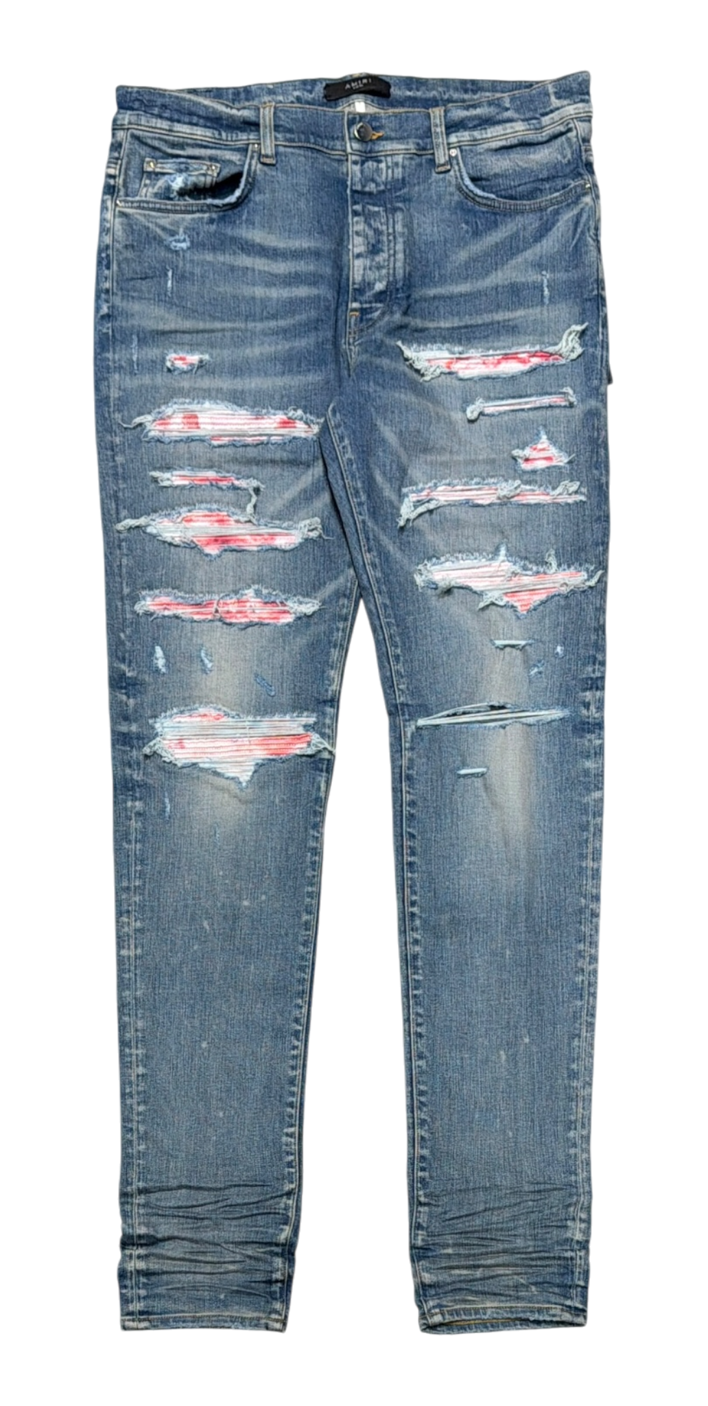 Tie Dye Bandana Peach Jeans