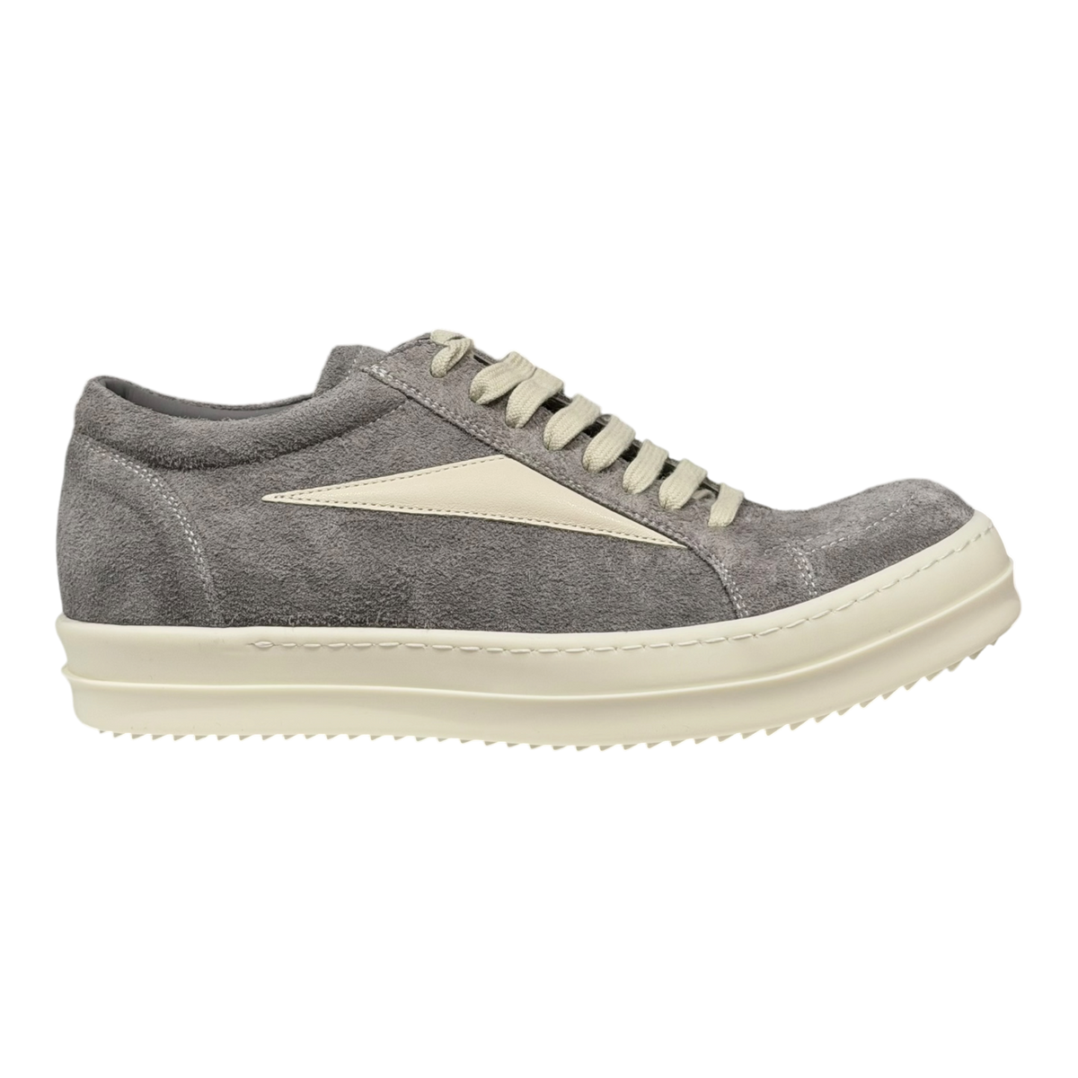 Steel Milk Grey Suede Vintage Low Sneakers