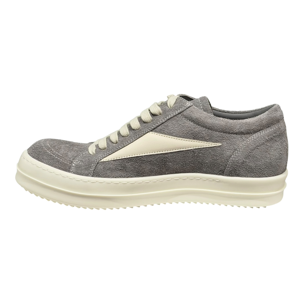 Steel Milk Grey Suede Vintage Low Sneakers