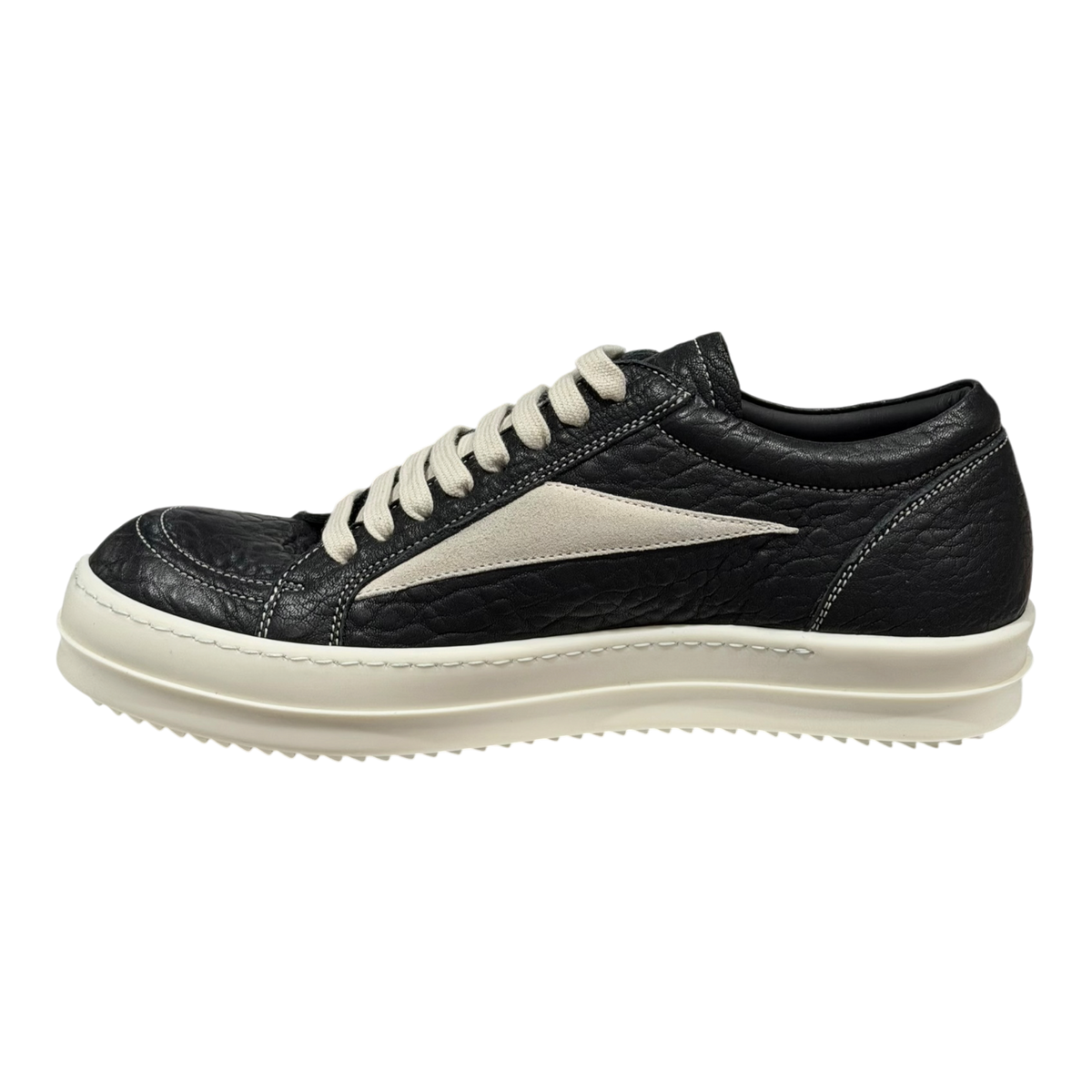 Black Milk Bubble Lamb & Suede Leather Sneakers