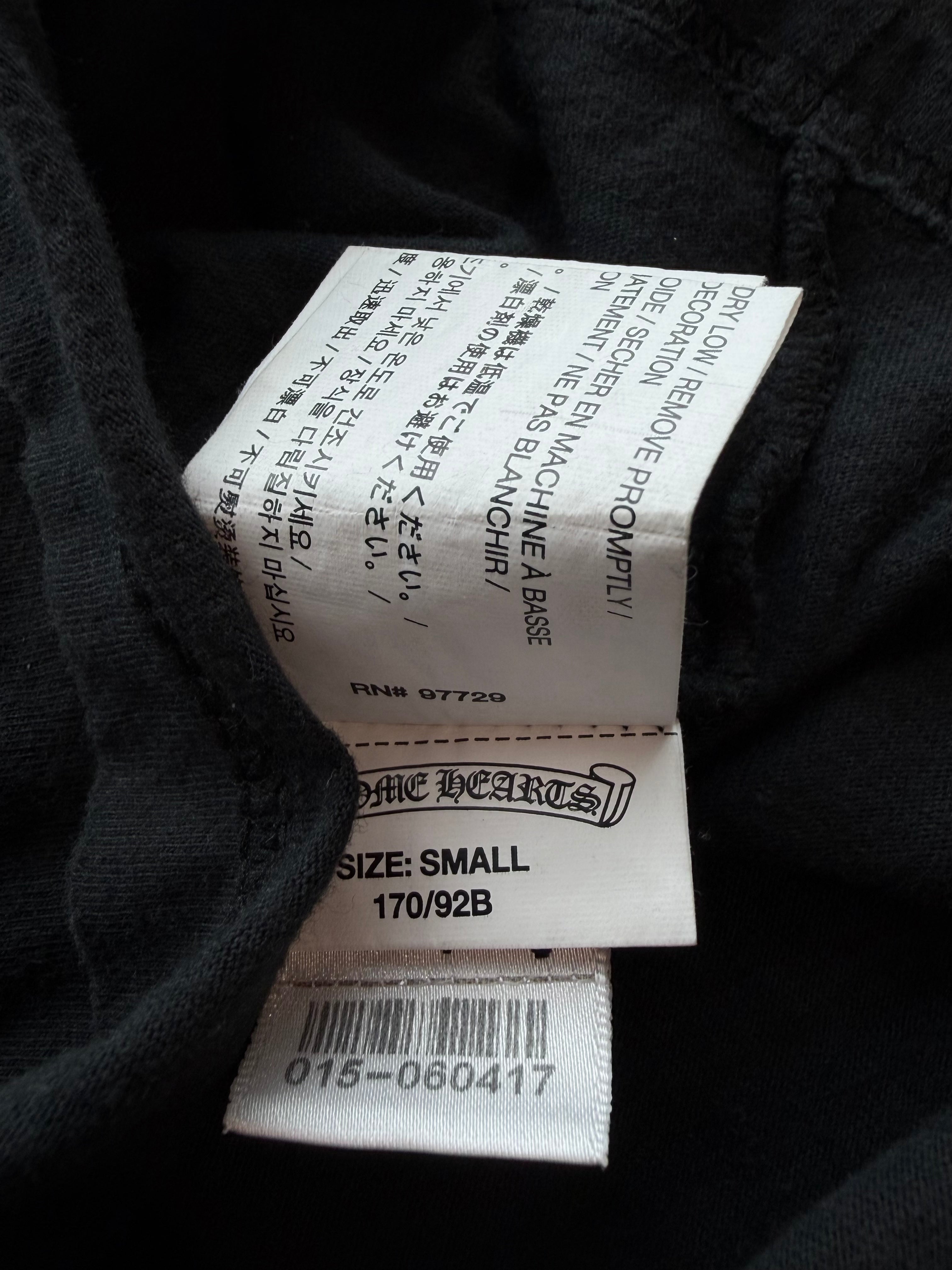 Vintage Multi Cross Scroll Logo Tee Black