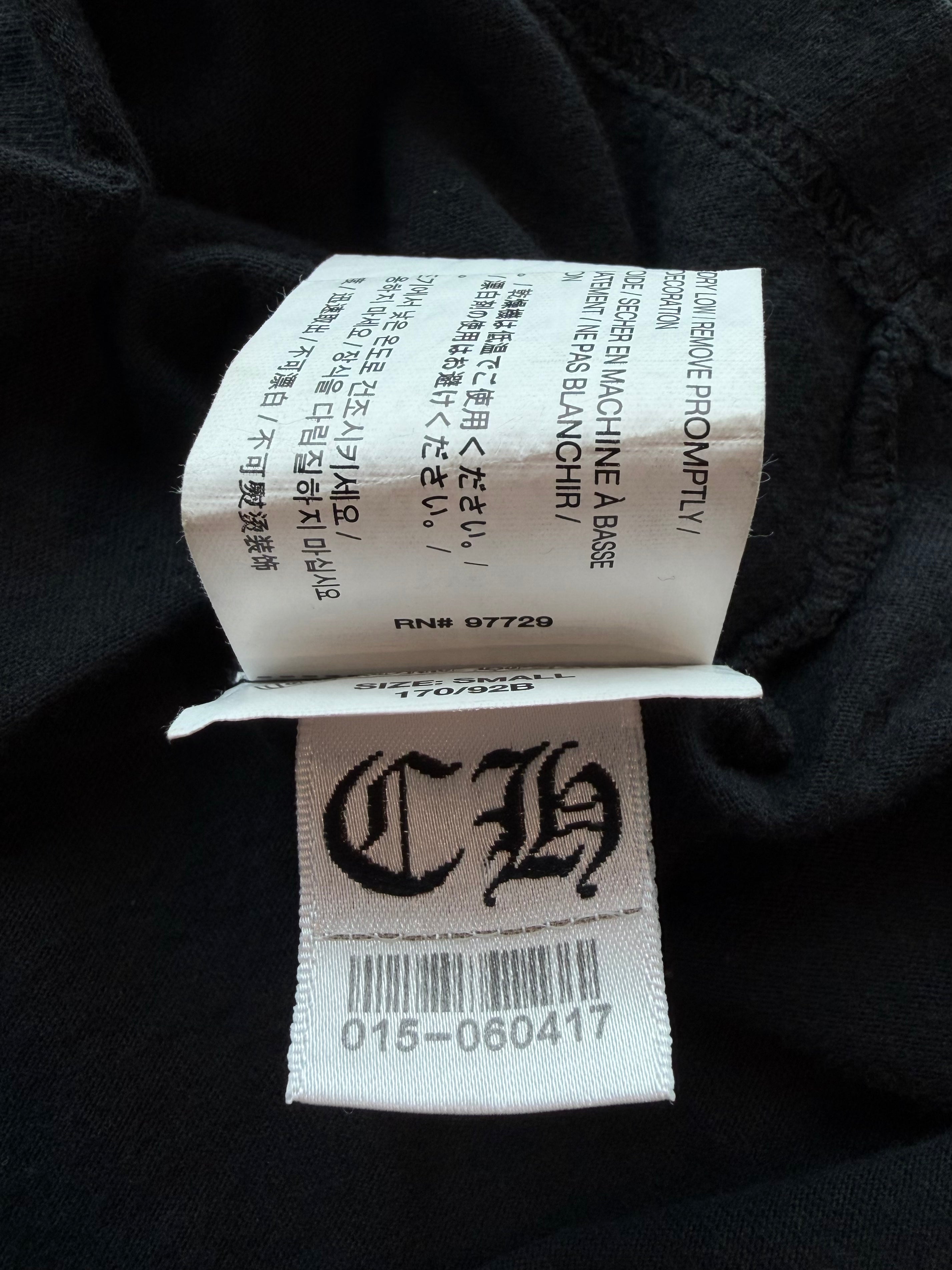 Vintage Multi Cross Scroll Logo Tee Black