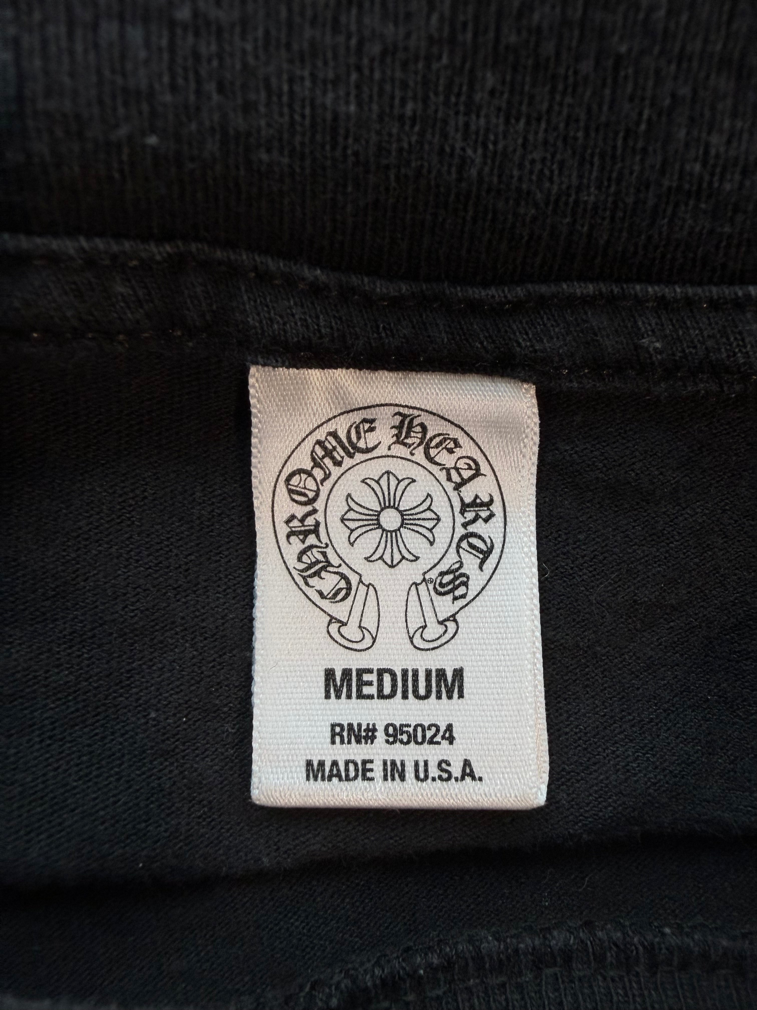 Vintage Shoulder Logo Tee Black