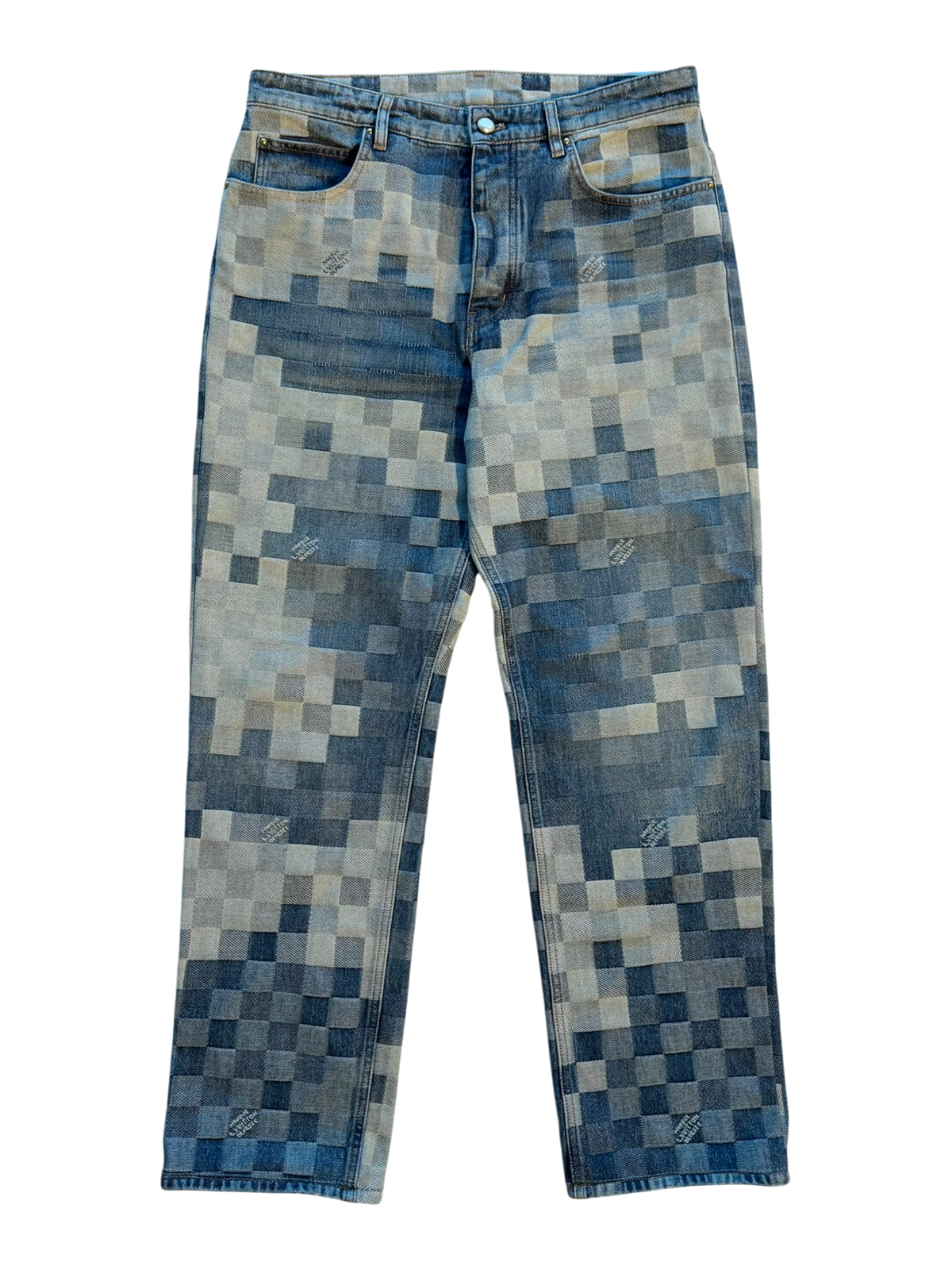 Damier Damoflage Denim Skate Pants Indigo