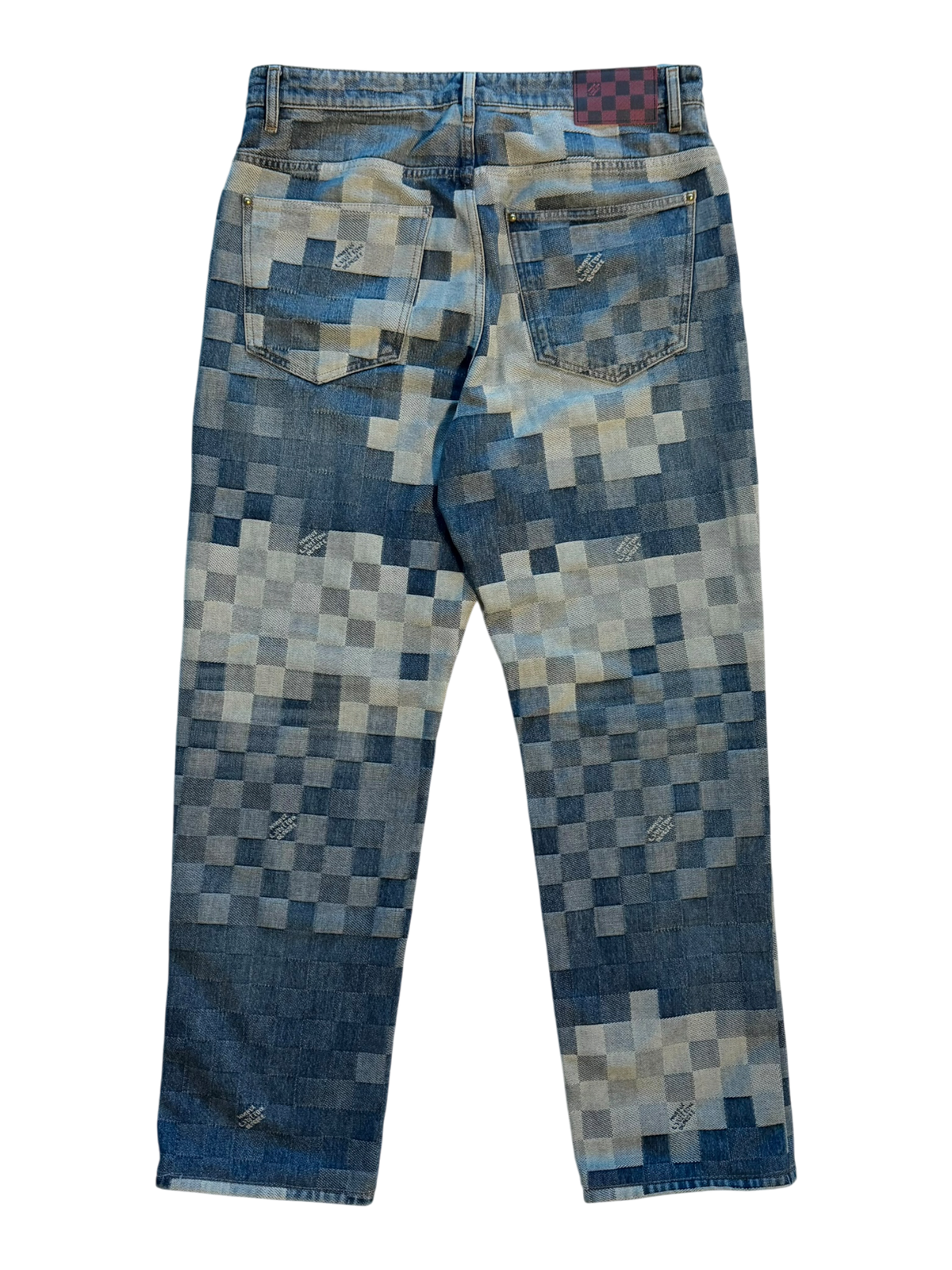Damier Damoflage Denim Skate Pants Indigo