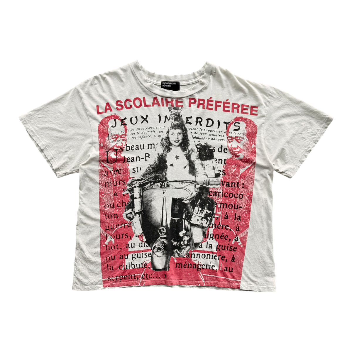 La Scolaire Preferee T-shirt Antique White