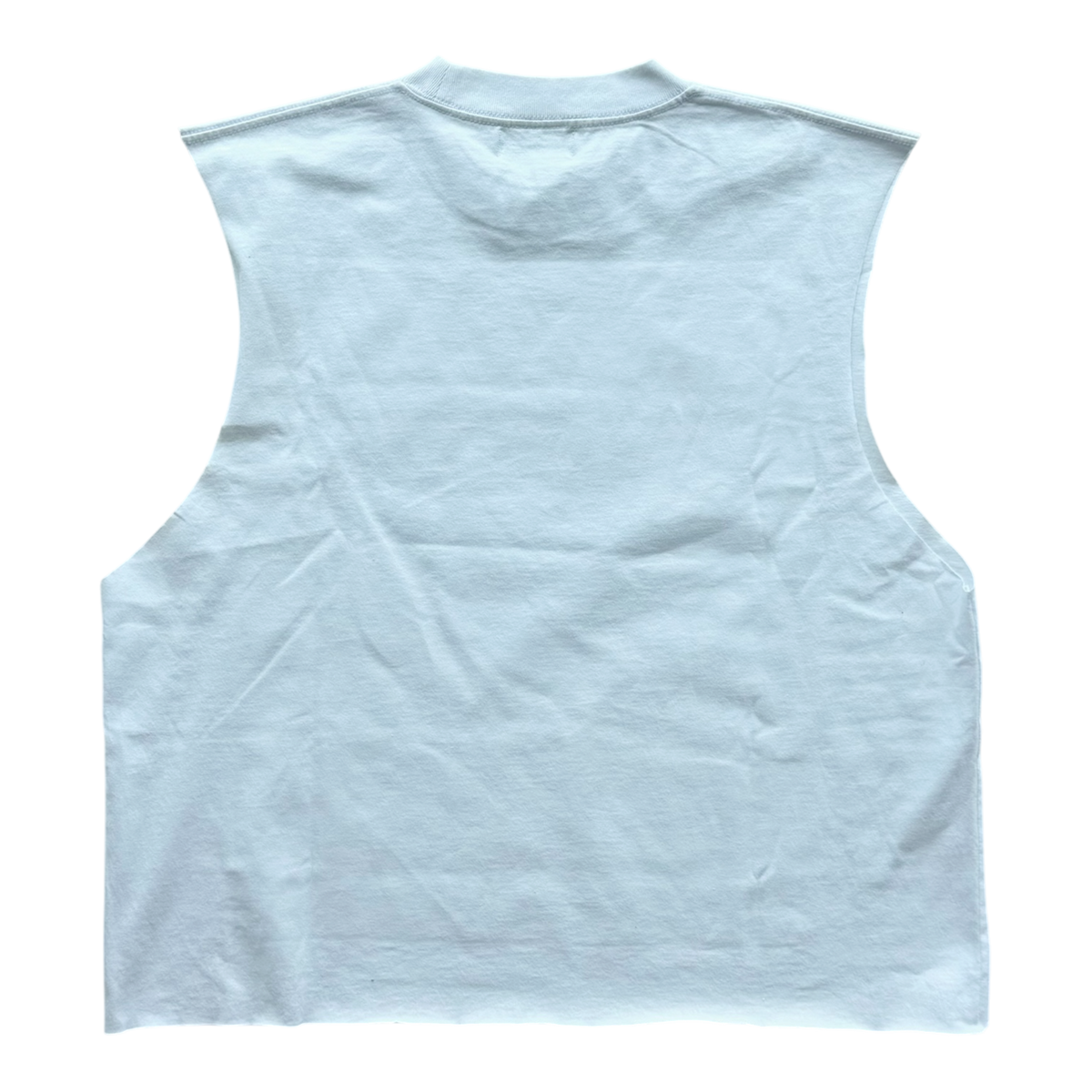 Collage Cut Off Tee White