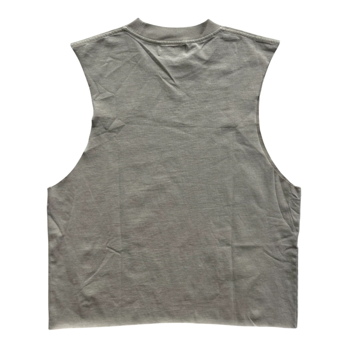 Angel Eyes Cut Off Tee Tan