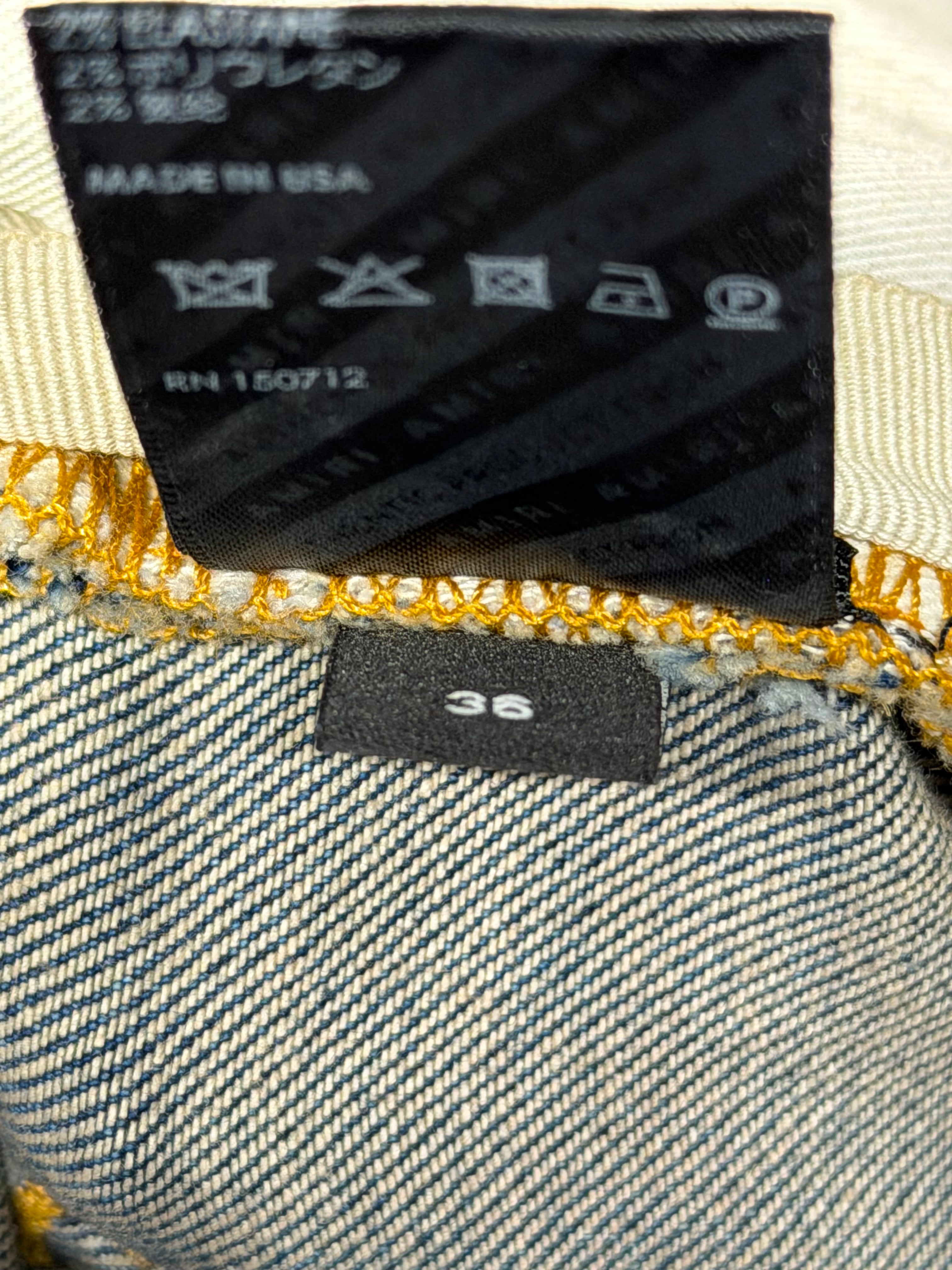 Tie Dye Bandana Peach Jeans