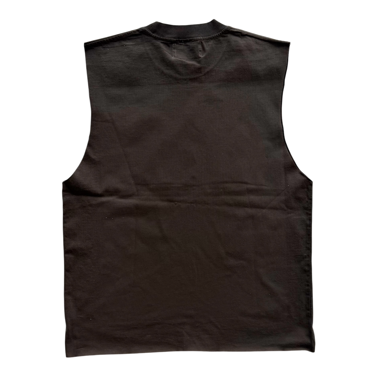 Tiger Photo Cut Off Tee Brown