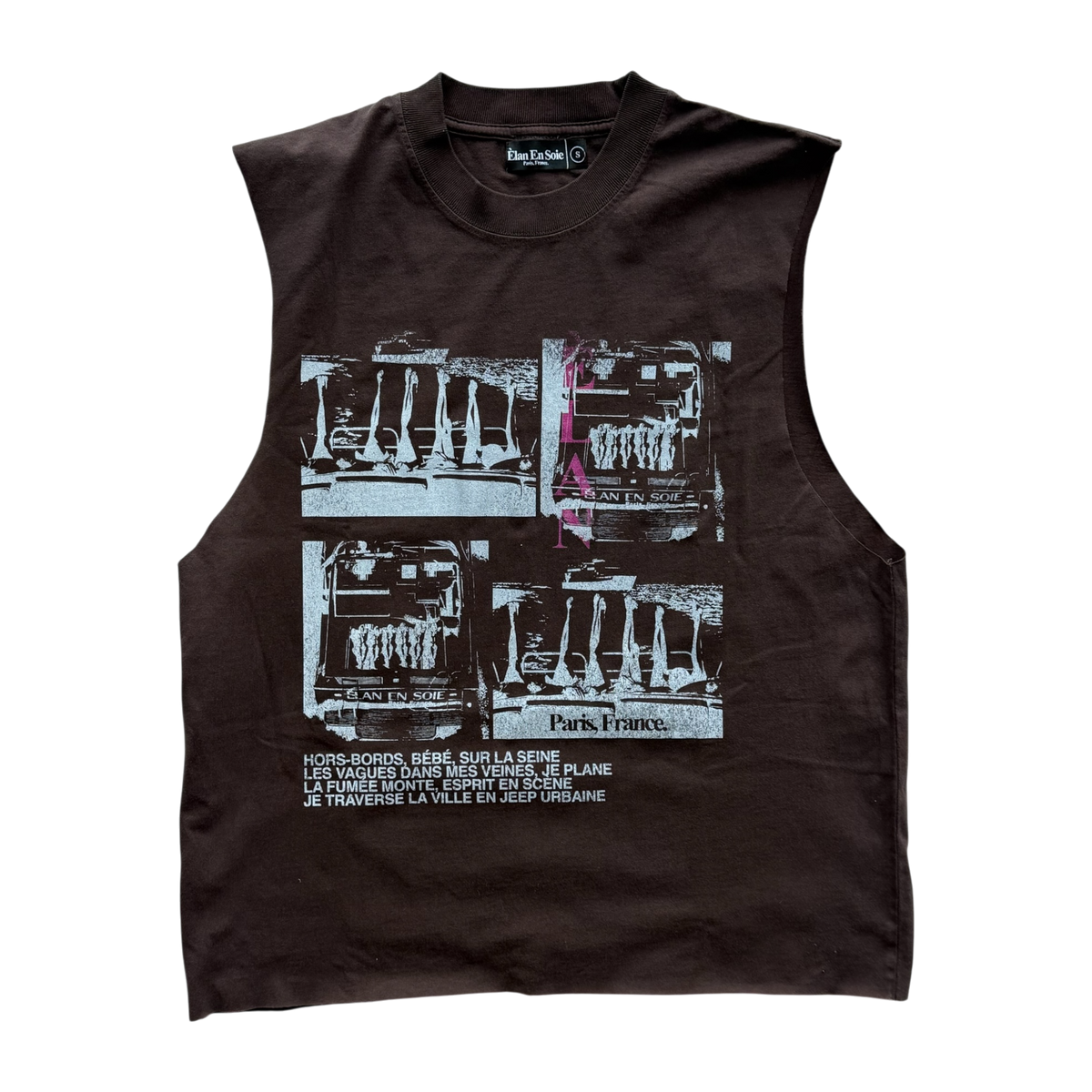 Boat Life Cut Off Tee Brown
