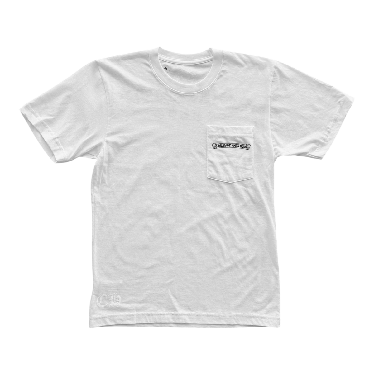 Shoulder Logo Tee White