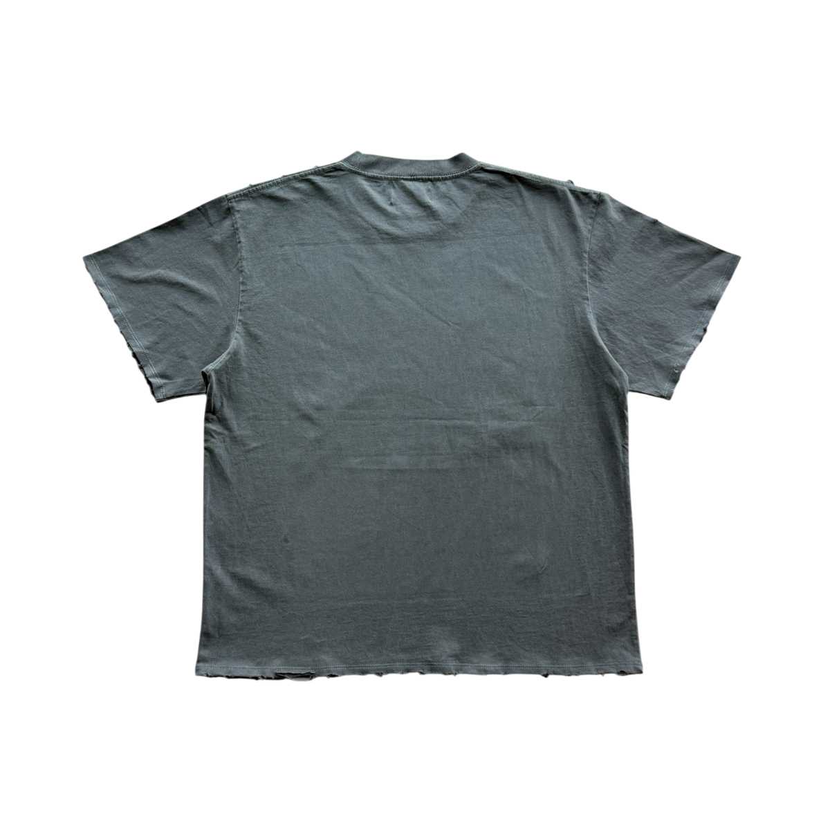 Mafia Tee Ash Grey Distressed Tee