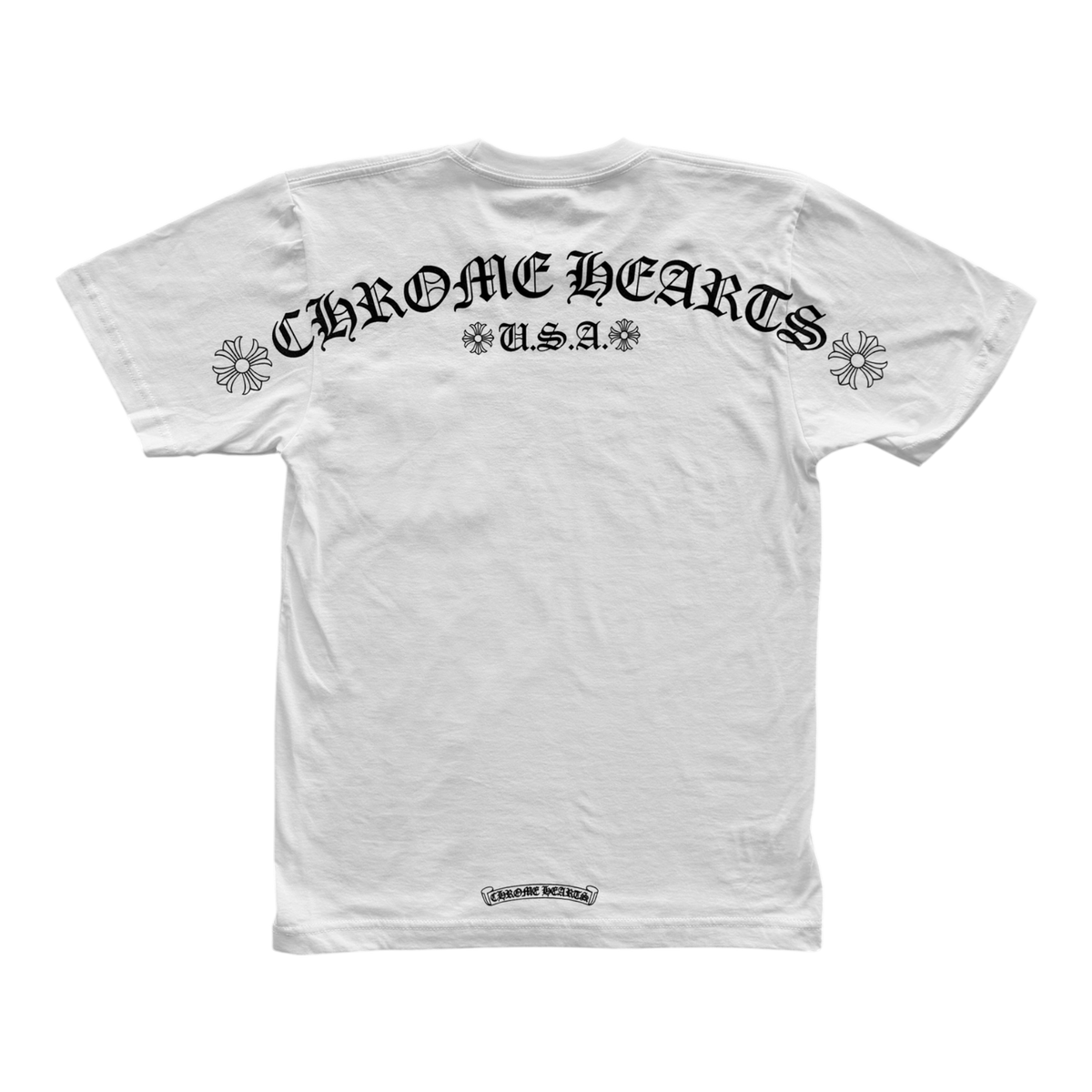 Shoulder Logo Tee White