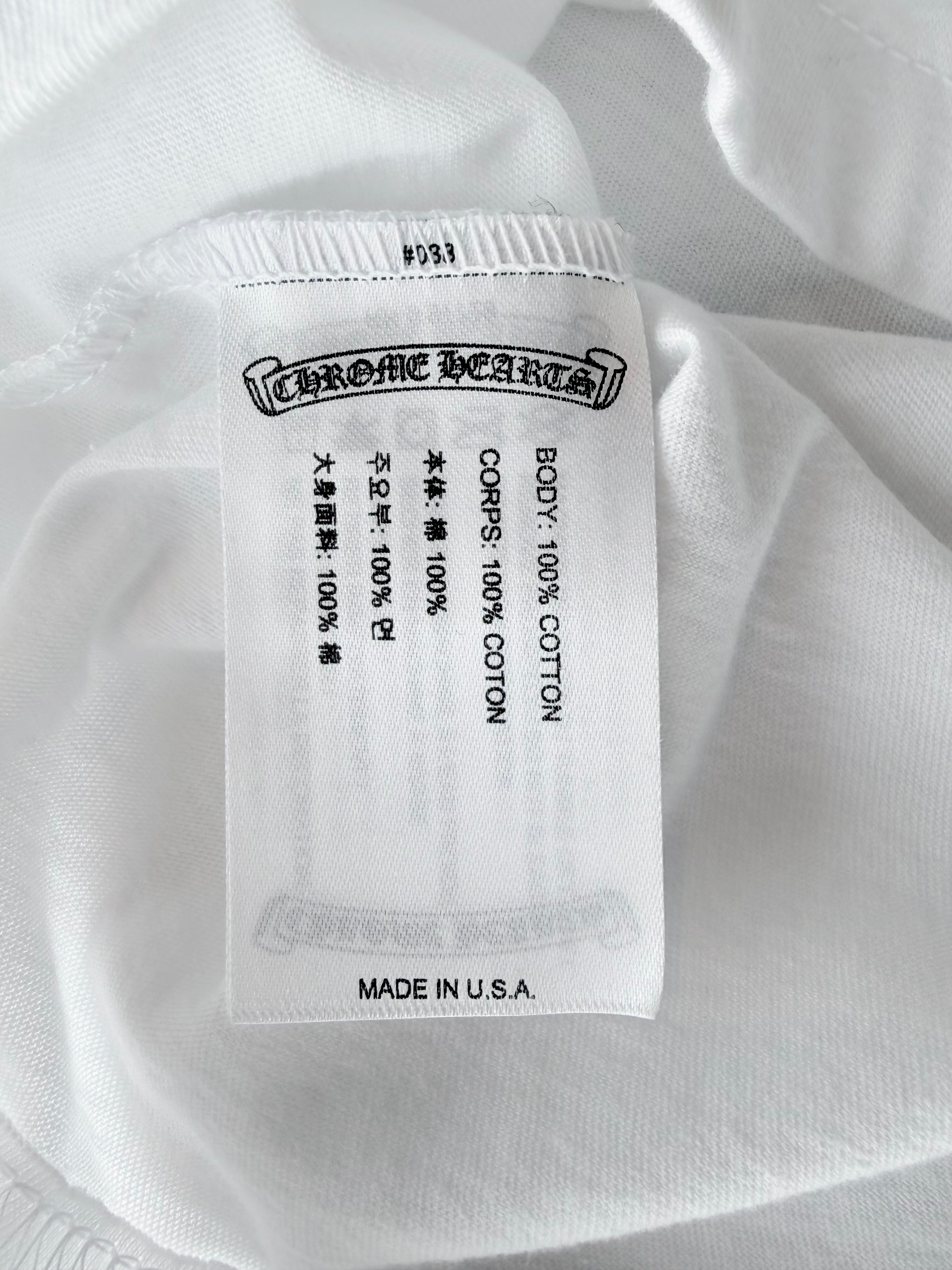 Shoulder Logo Tee White
