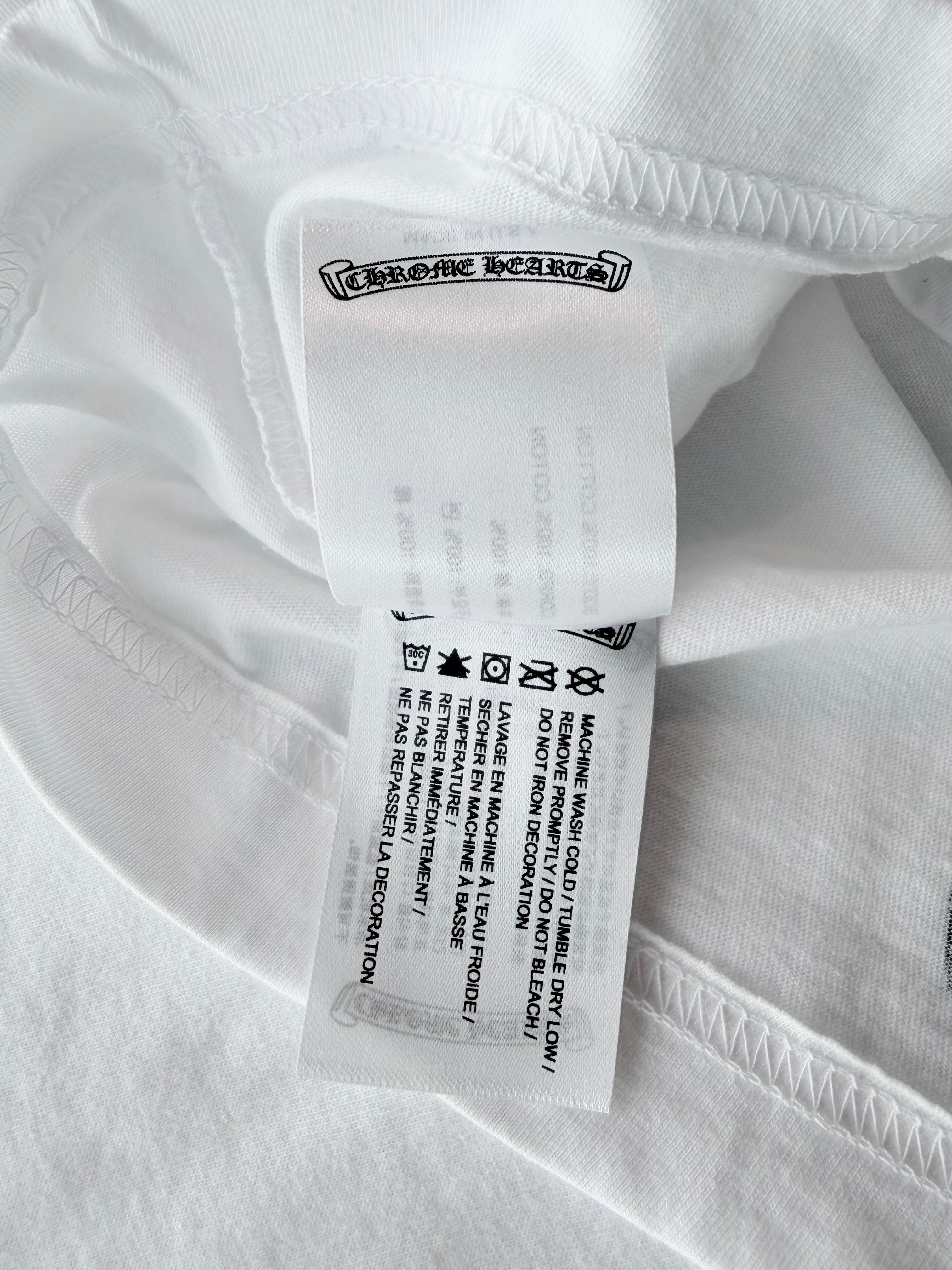 Shoulder Logo Tee White