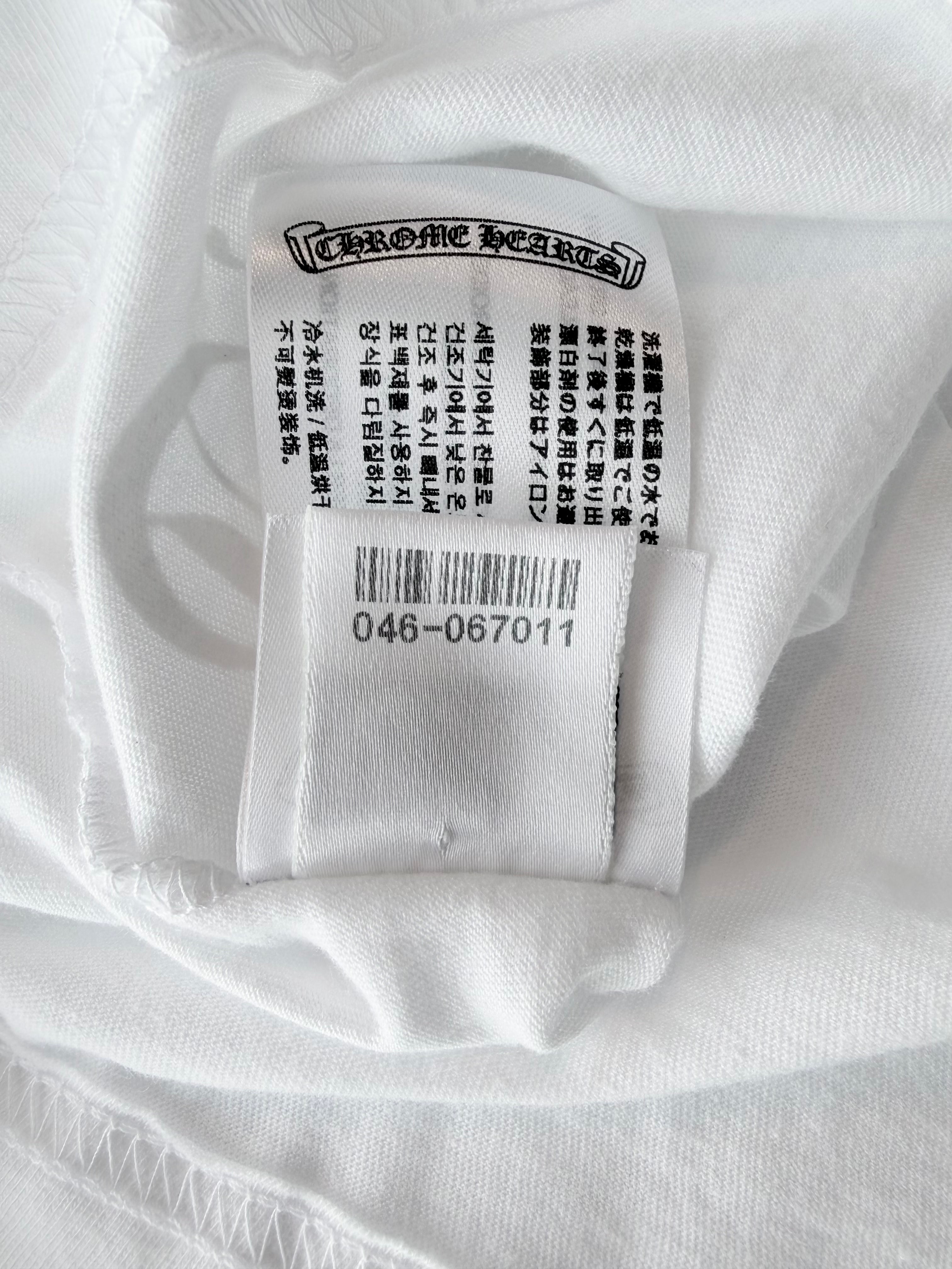 Shoulder Logo Tee White