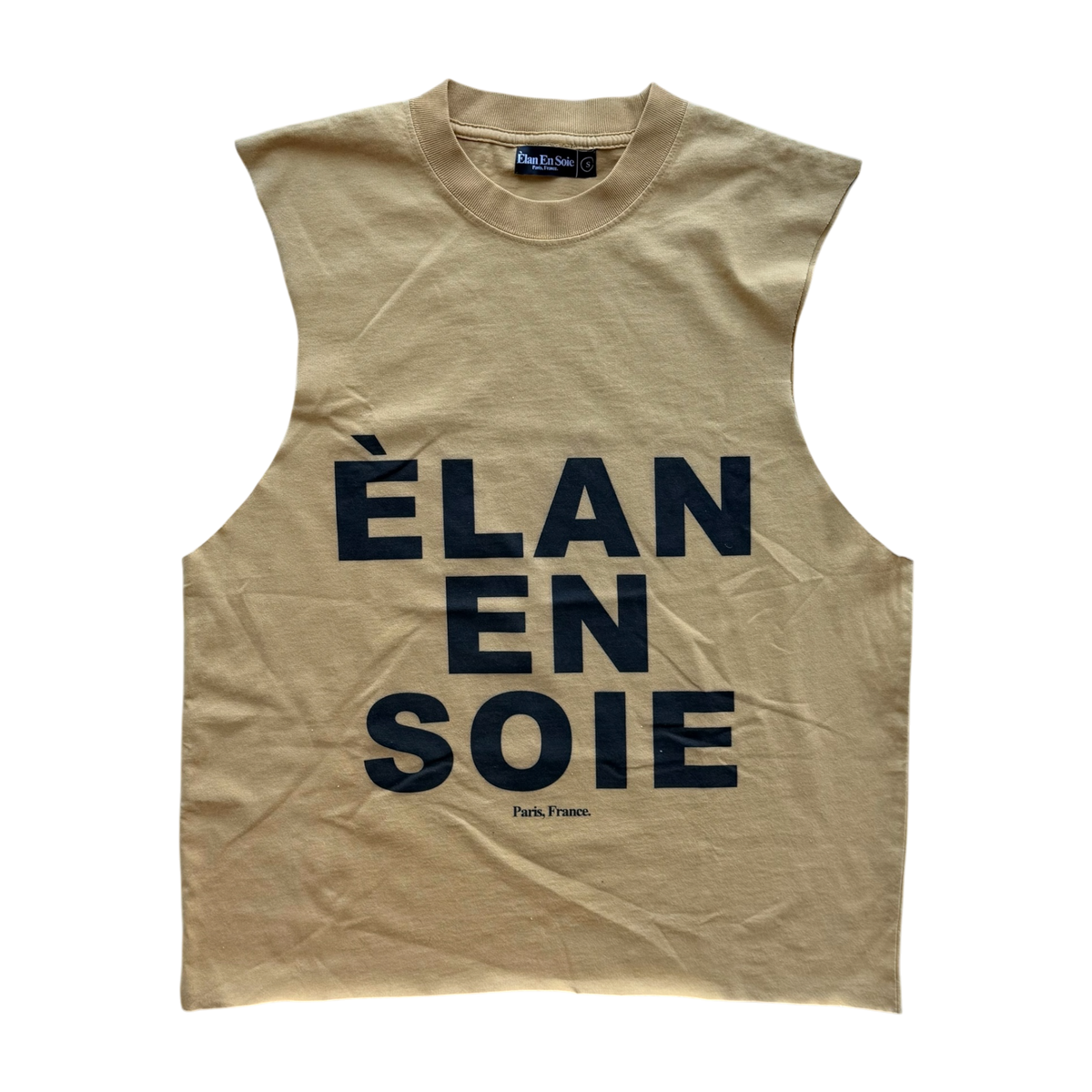 Logo Cut Off Tee Yellow
