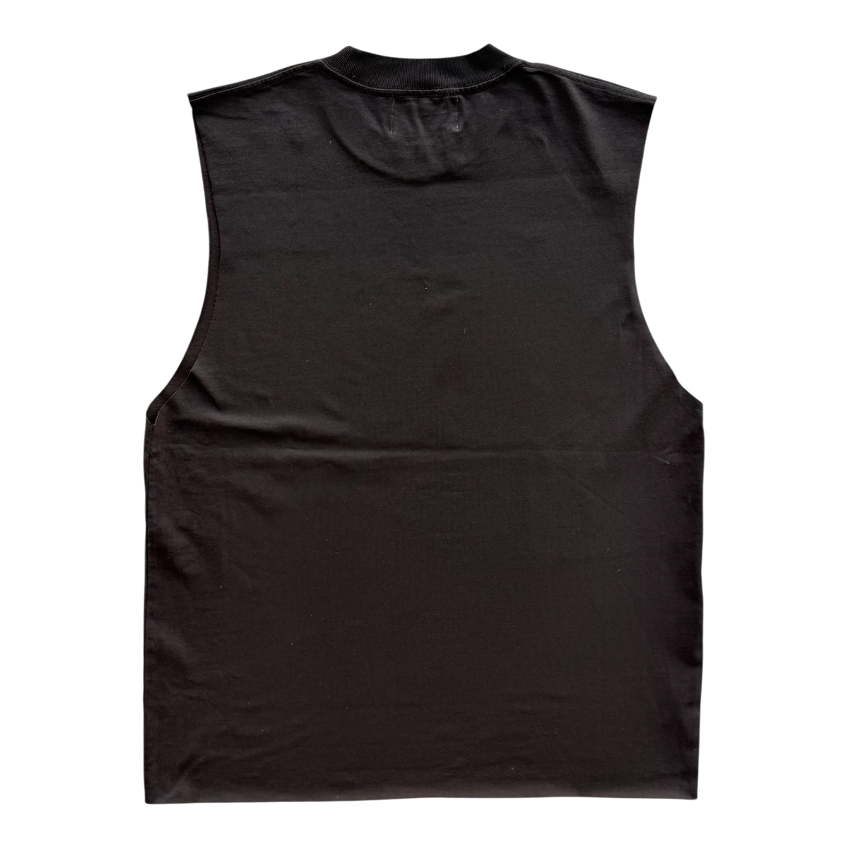 Model Cut Off Tee Brown
