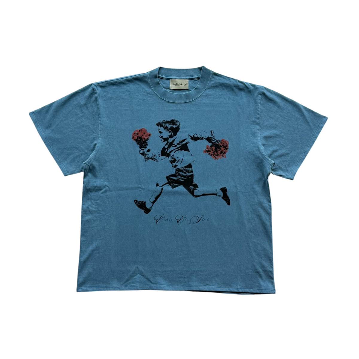 Flower Boy Washed Blue Tee