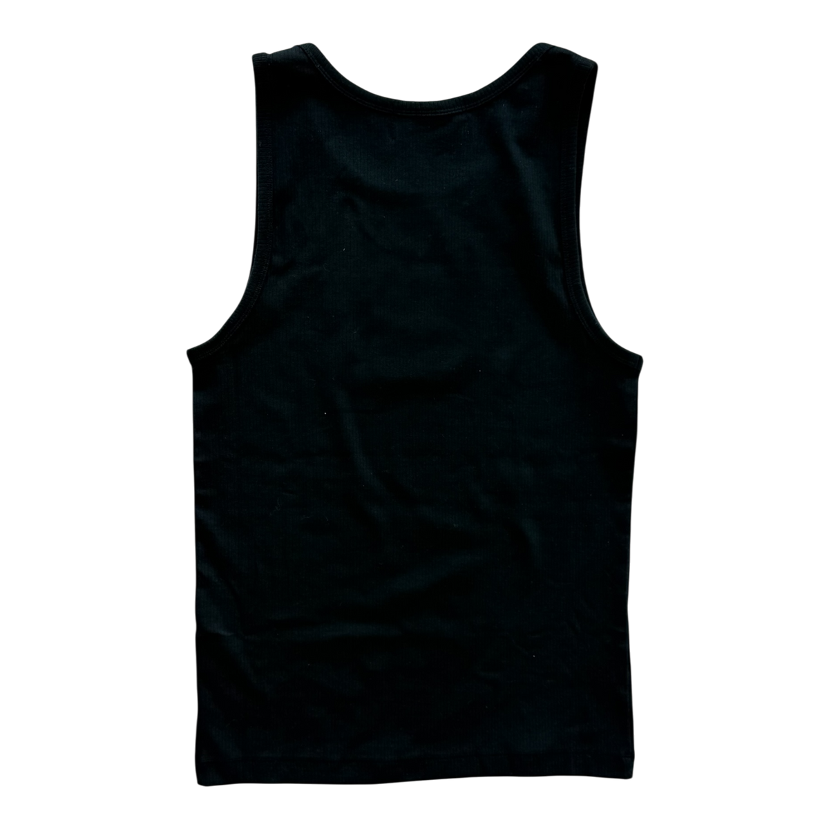 White Patch Black Tank