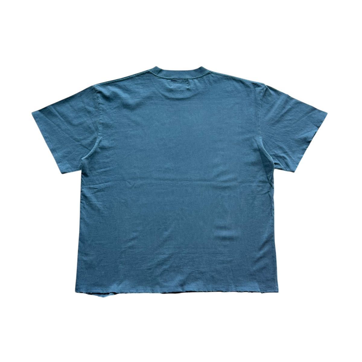 Bad Habits Blue Distressed Tee