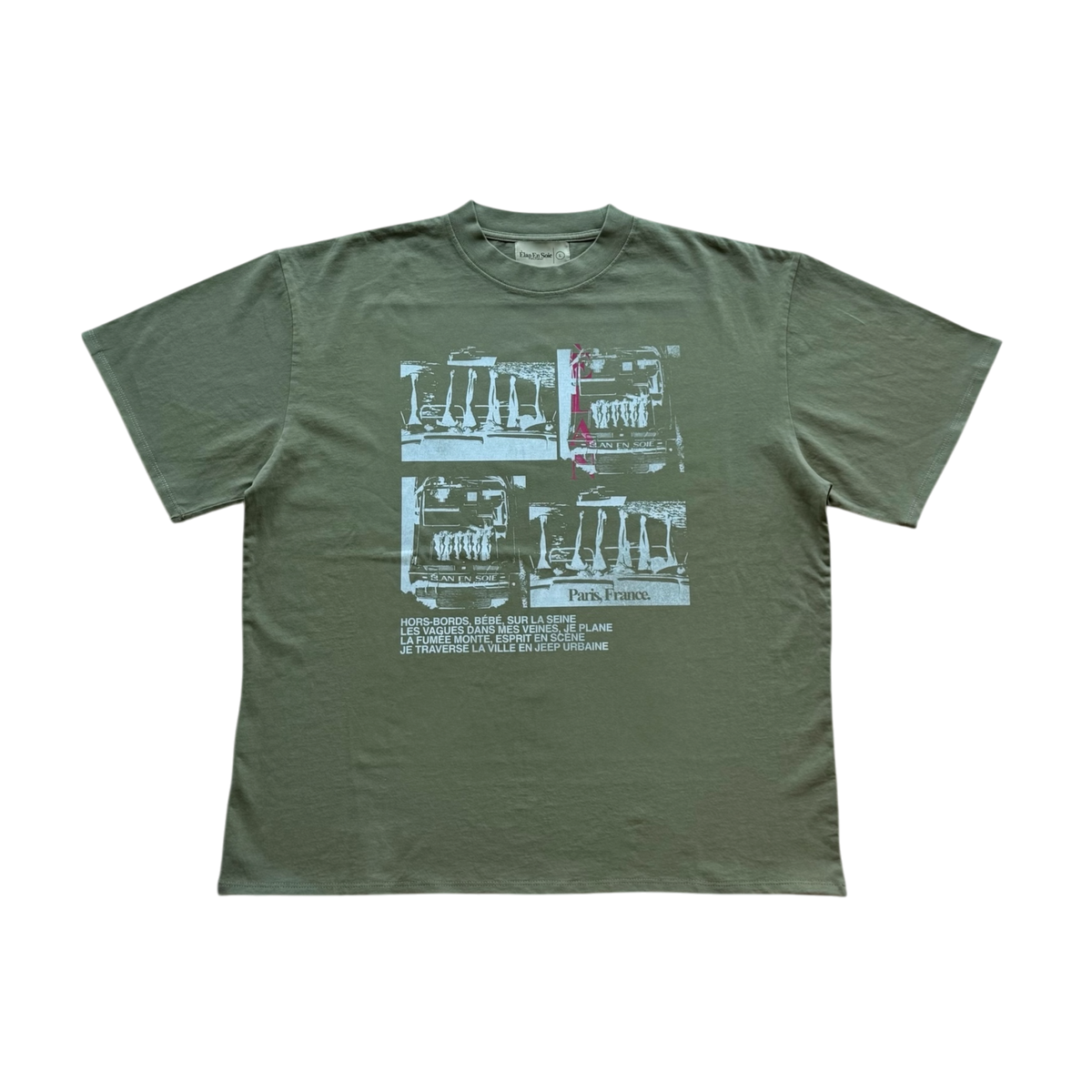 Boat Life Olive Green Tee