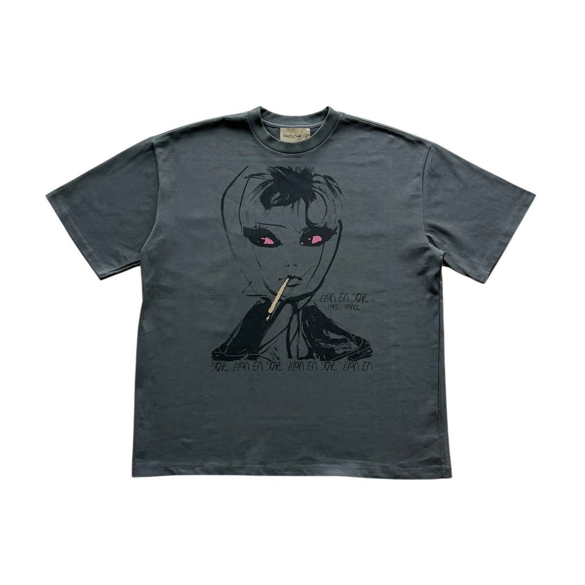 Bad Habits Dark Grey Tee