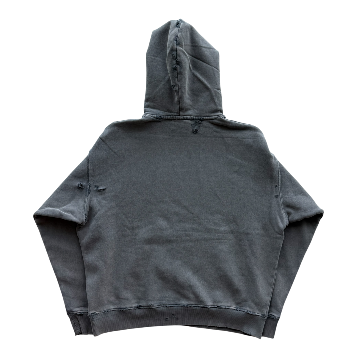 Baby Saint Distressed Hoodie Gray