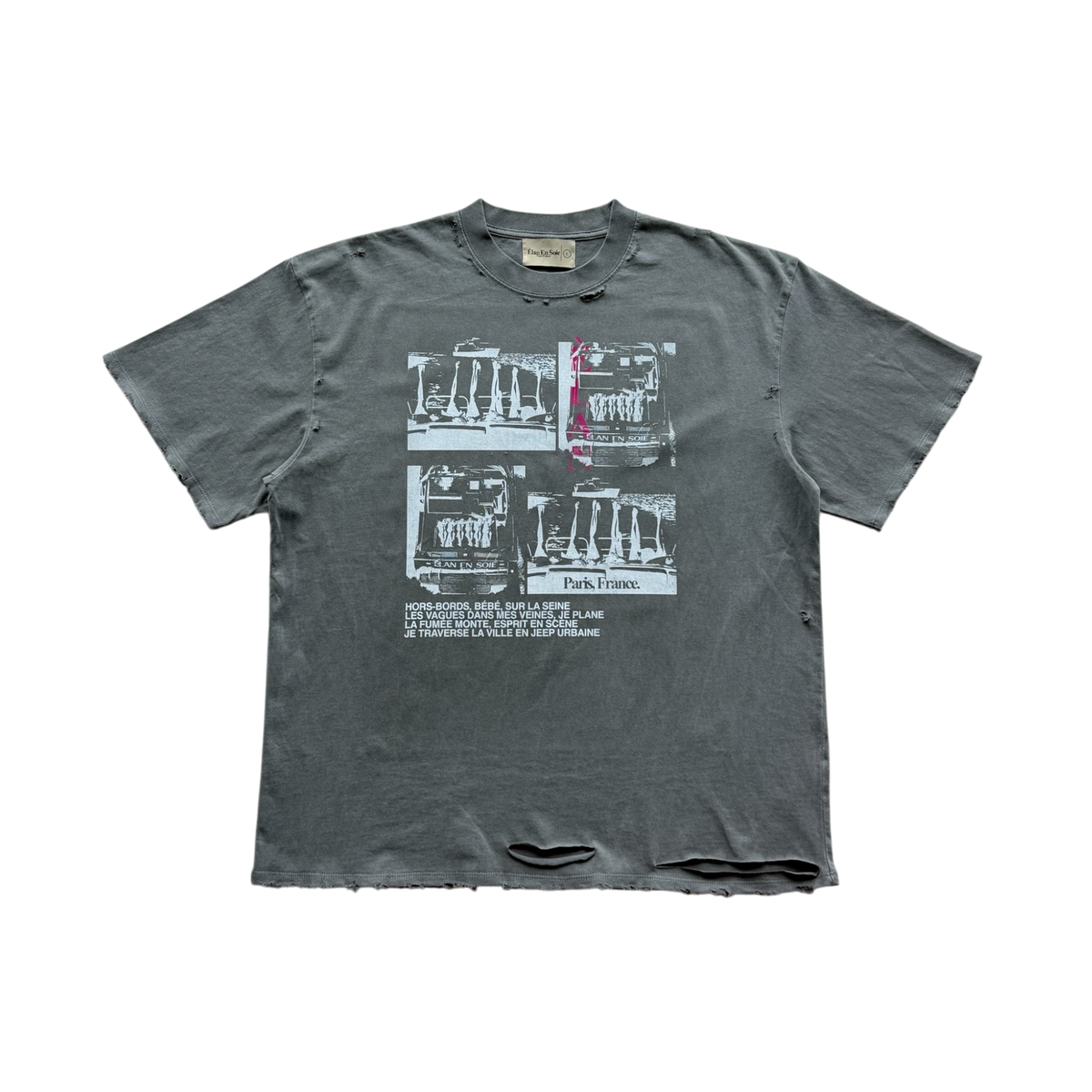 Boat Life Grey Tee
