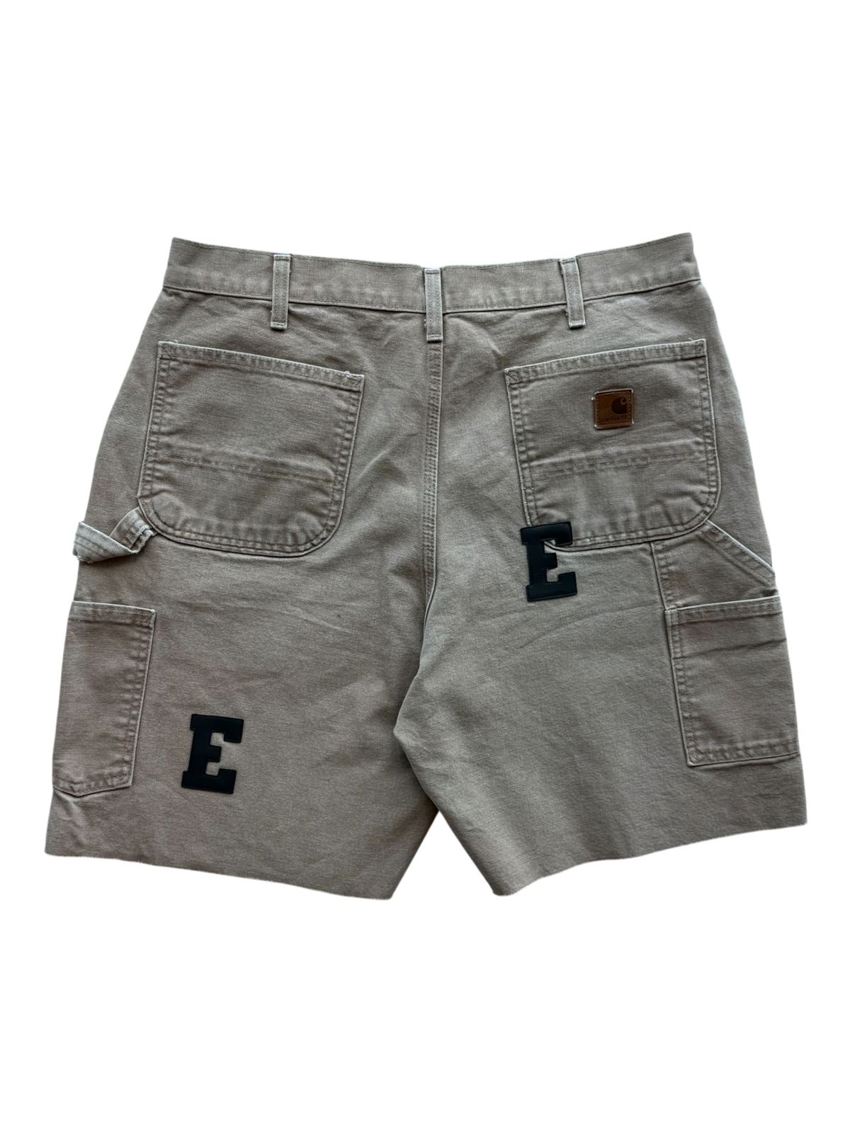 Black Patch Tan Carpenter Shorts