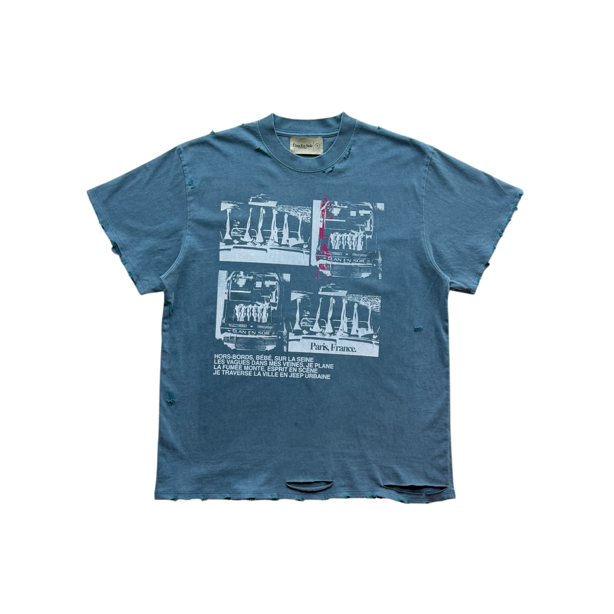 Boat Life Ash Blue Tee