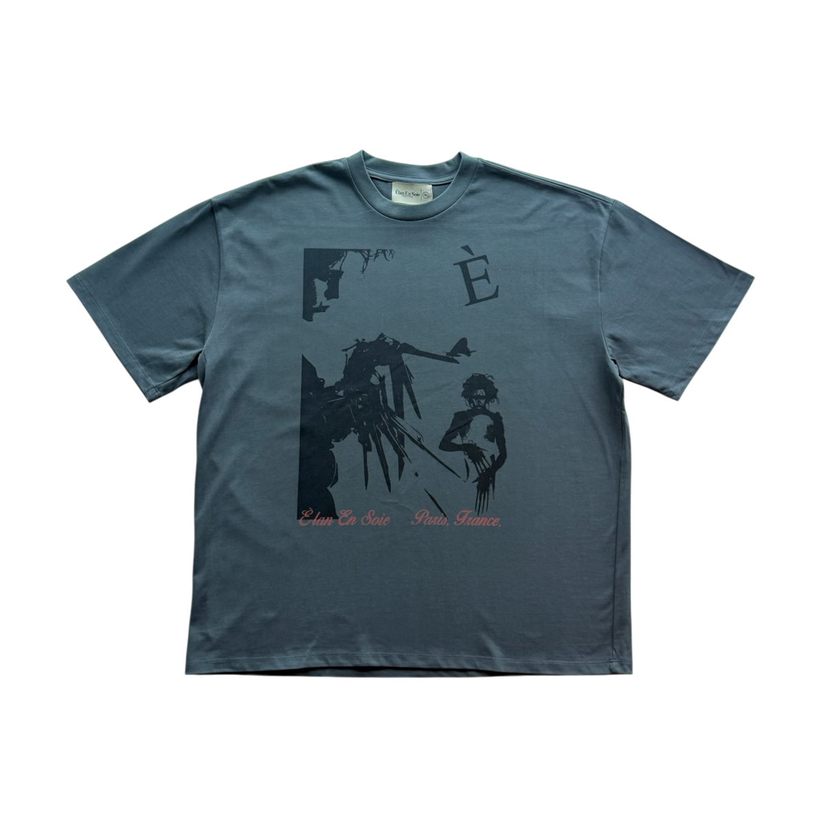 Eddy En Soie Washed Black Tee