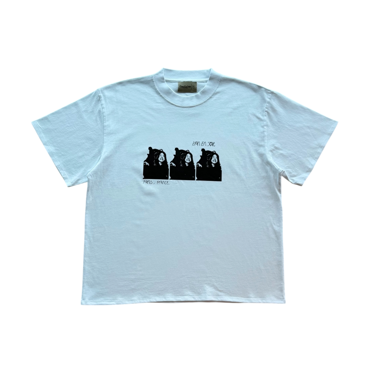 Bear Attack White Tee