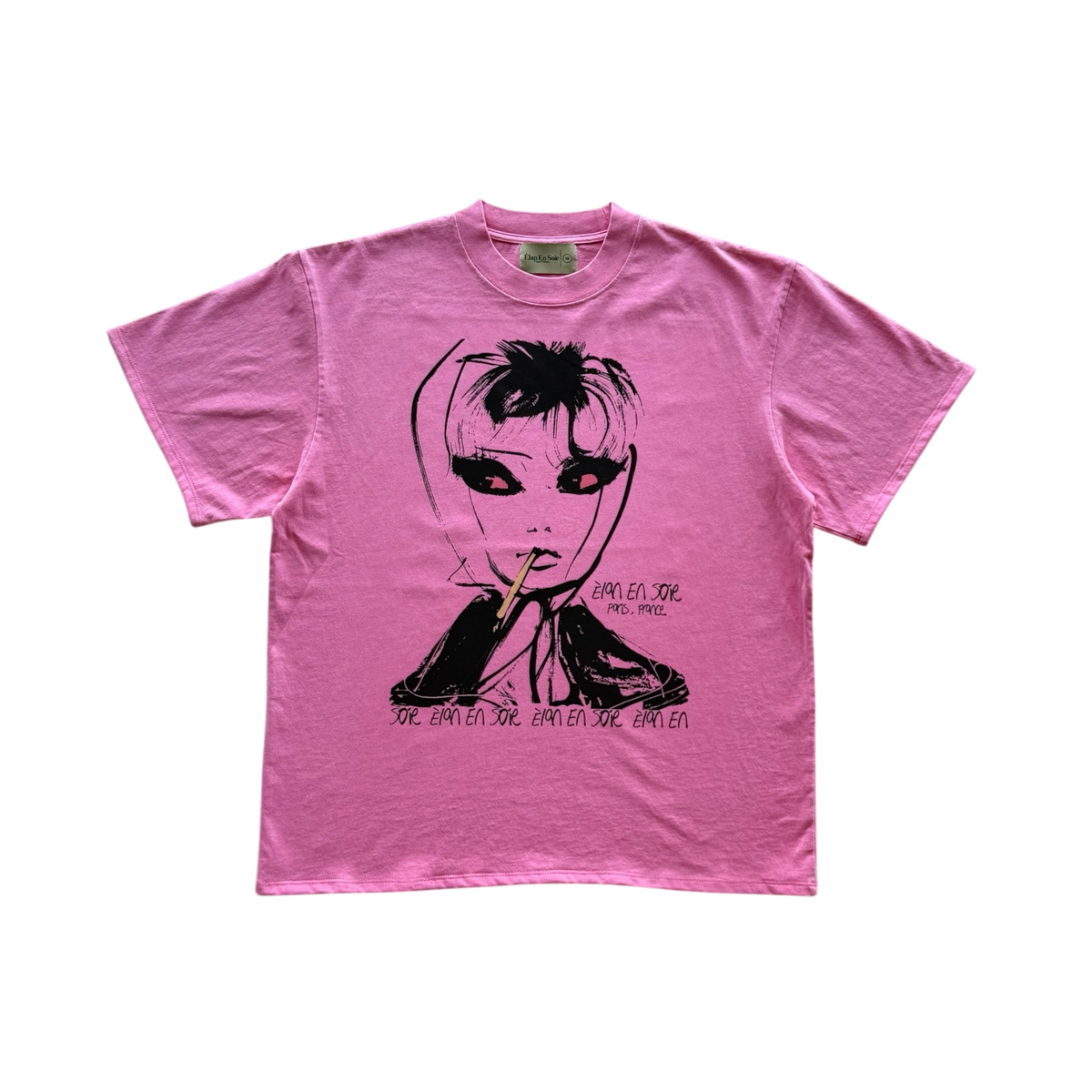 Bad Habits Pink Tee