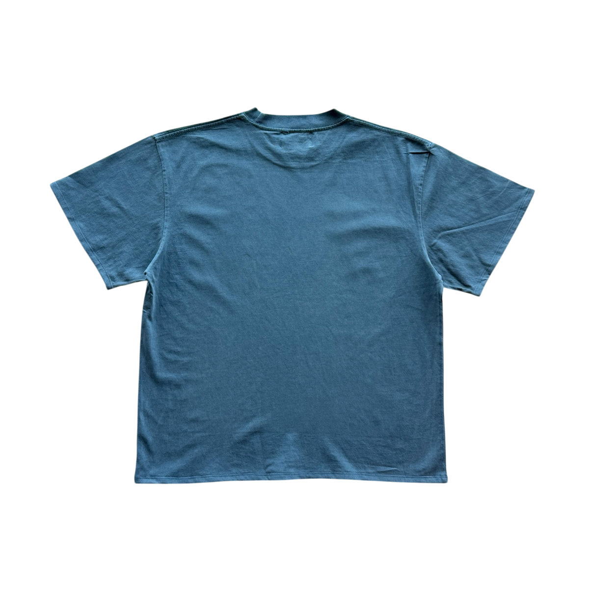 Moto Helmet Washed Blue Tee