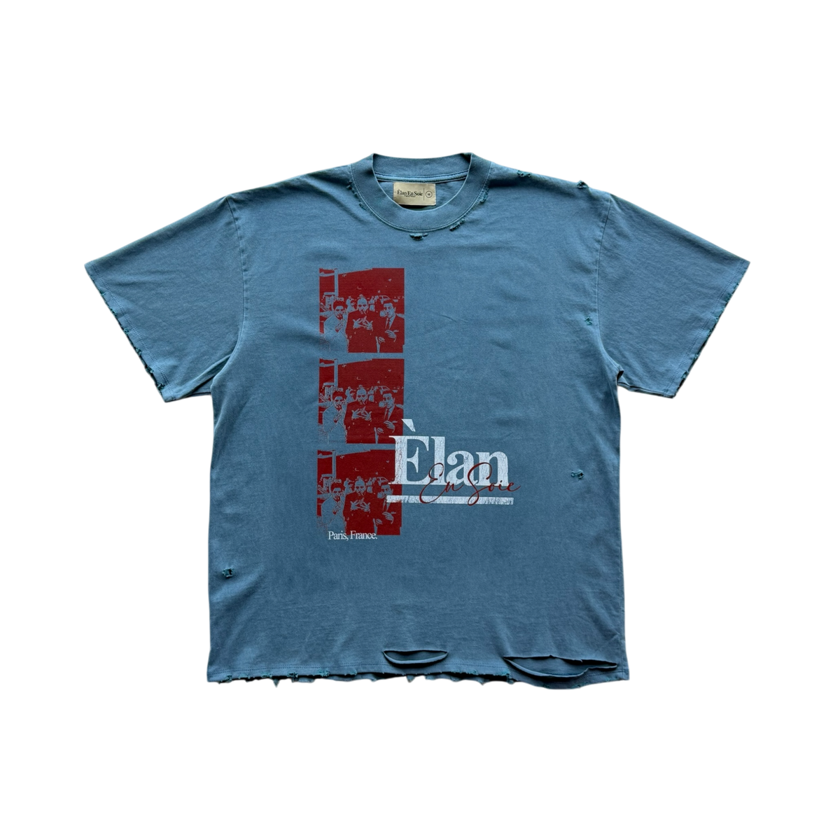 Mafia Washed Blue Distressed
