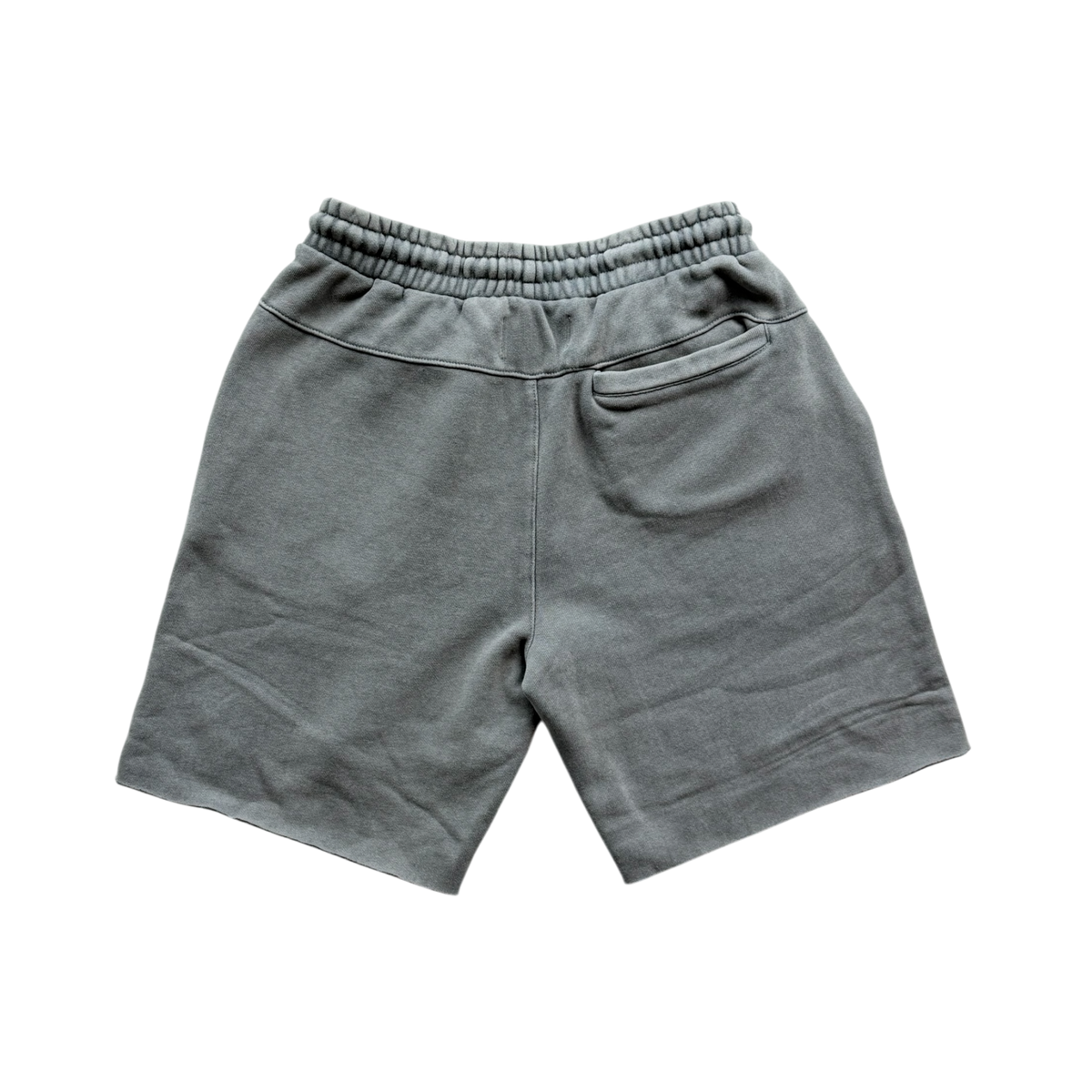 Orange & Blue Patch Washed Grey Short