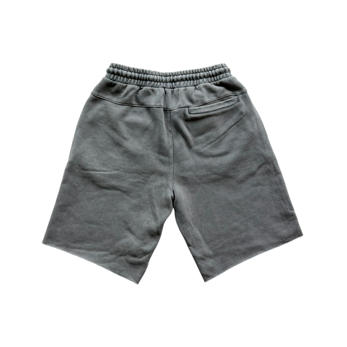Red & Orange Patch Grey Shorts