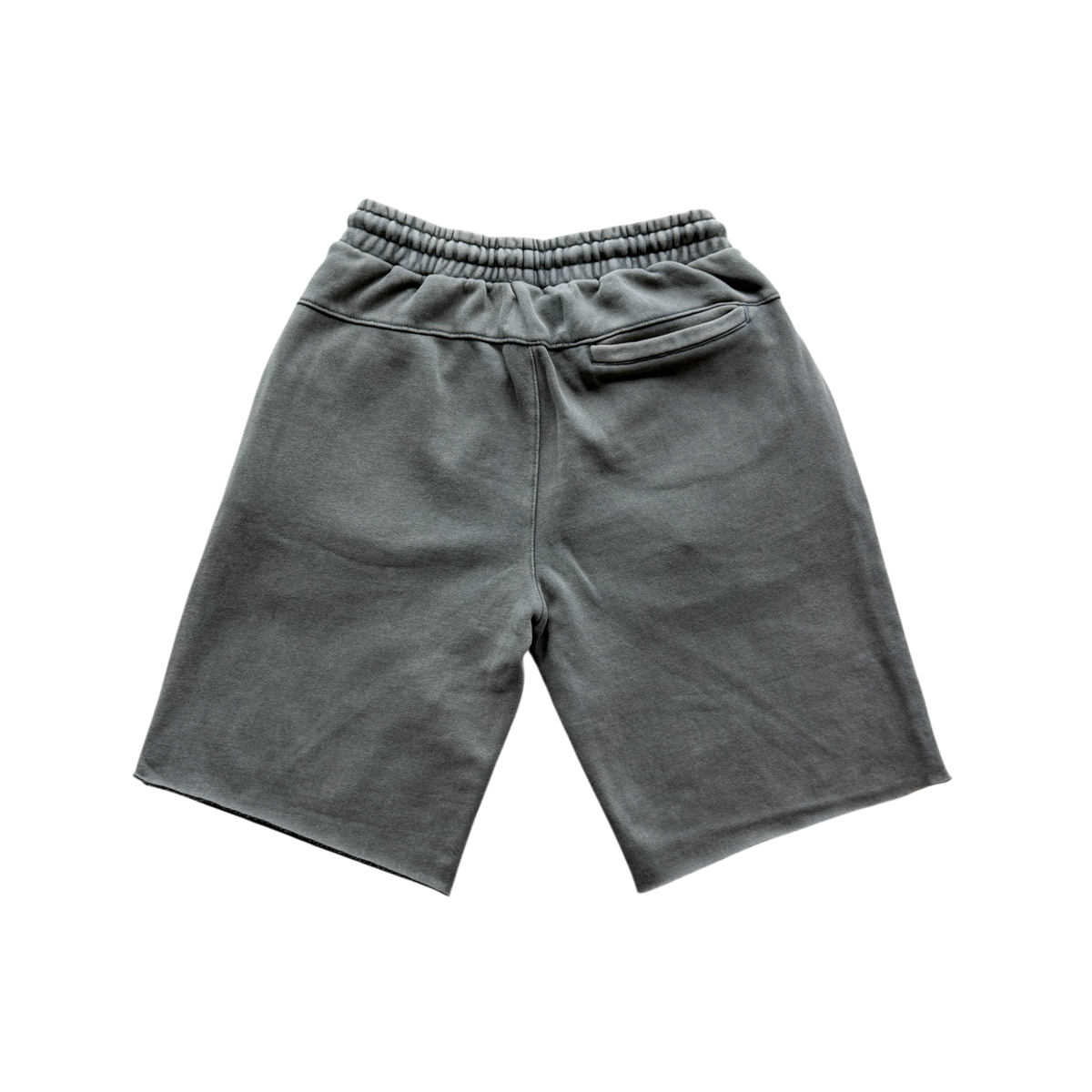 Green & Blue Patch Grey Short
