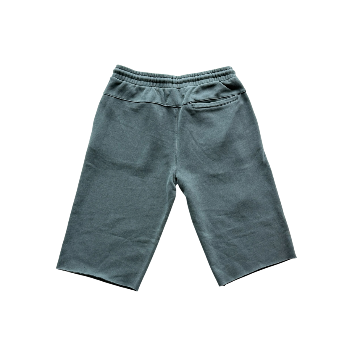 Black Croc & Orange Patch Washed Grey Long Short