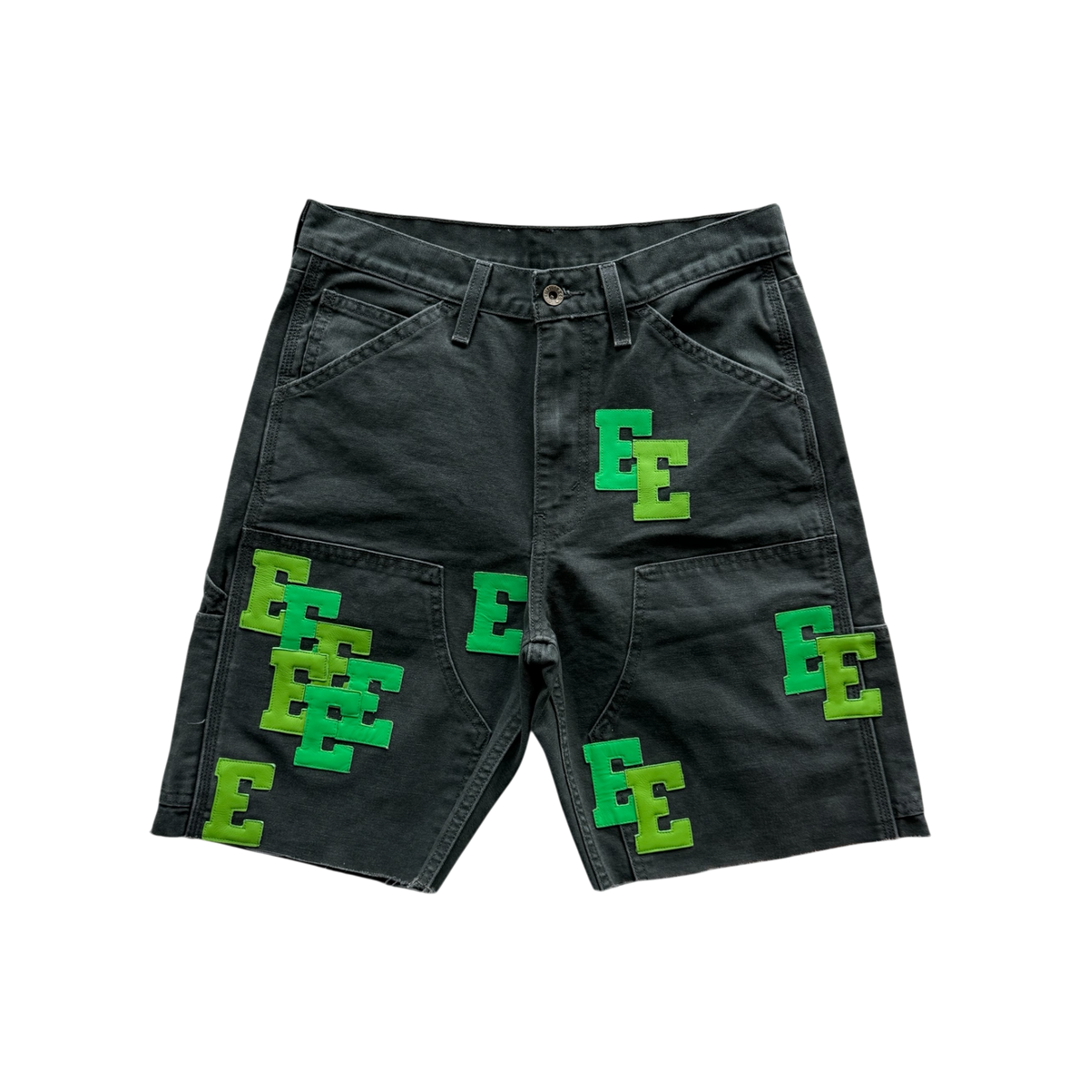 Green Patch Charcoal Grey Carpenter Short